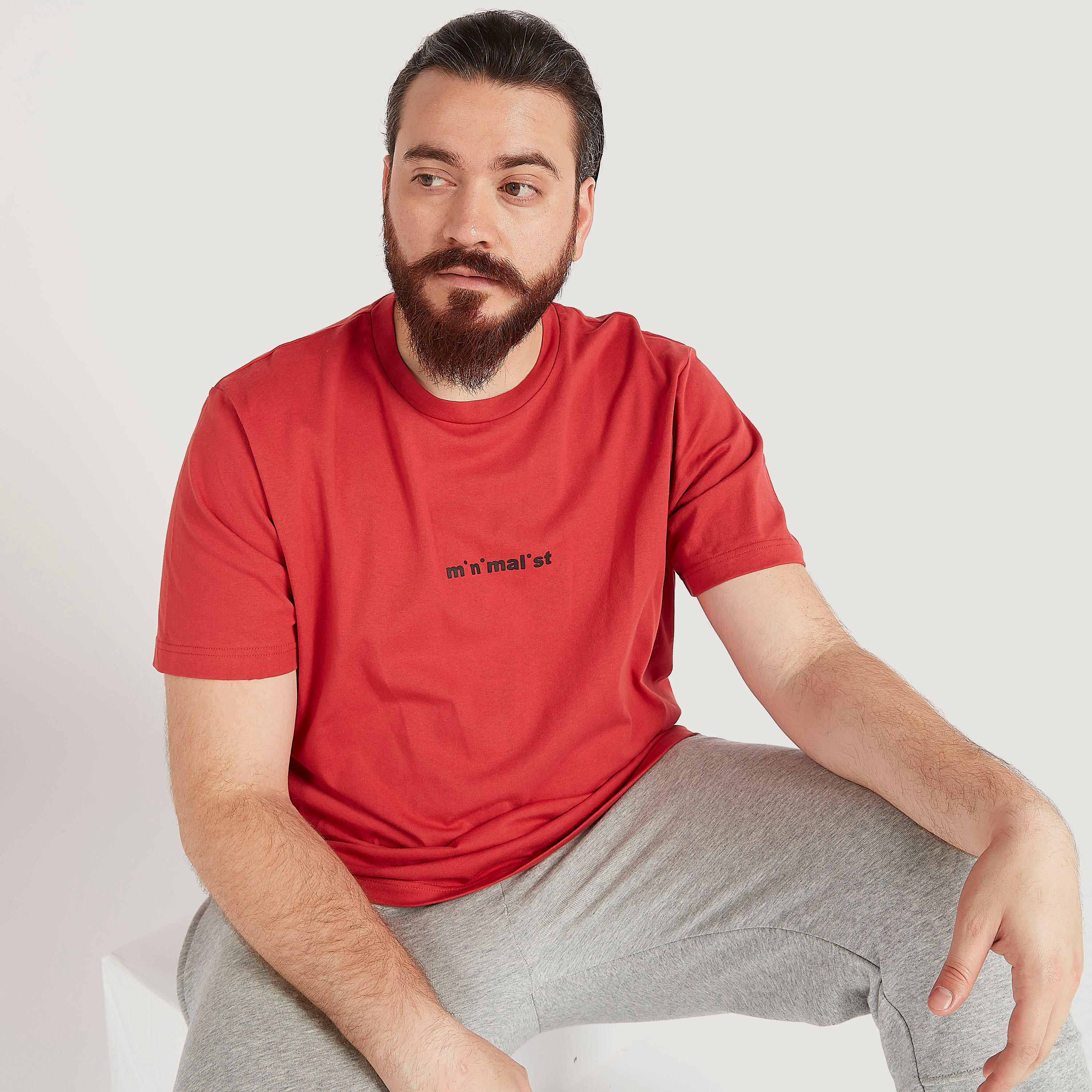 Printed T-shirt with Short Sleeves and Crew Neck-men-clothing-tshirtsandpolos-tshirts-image-6