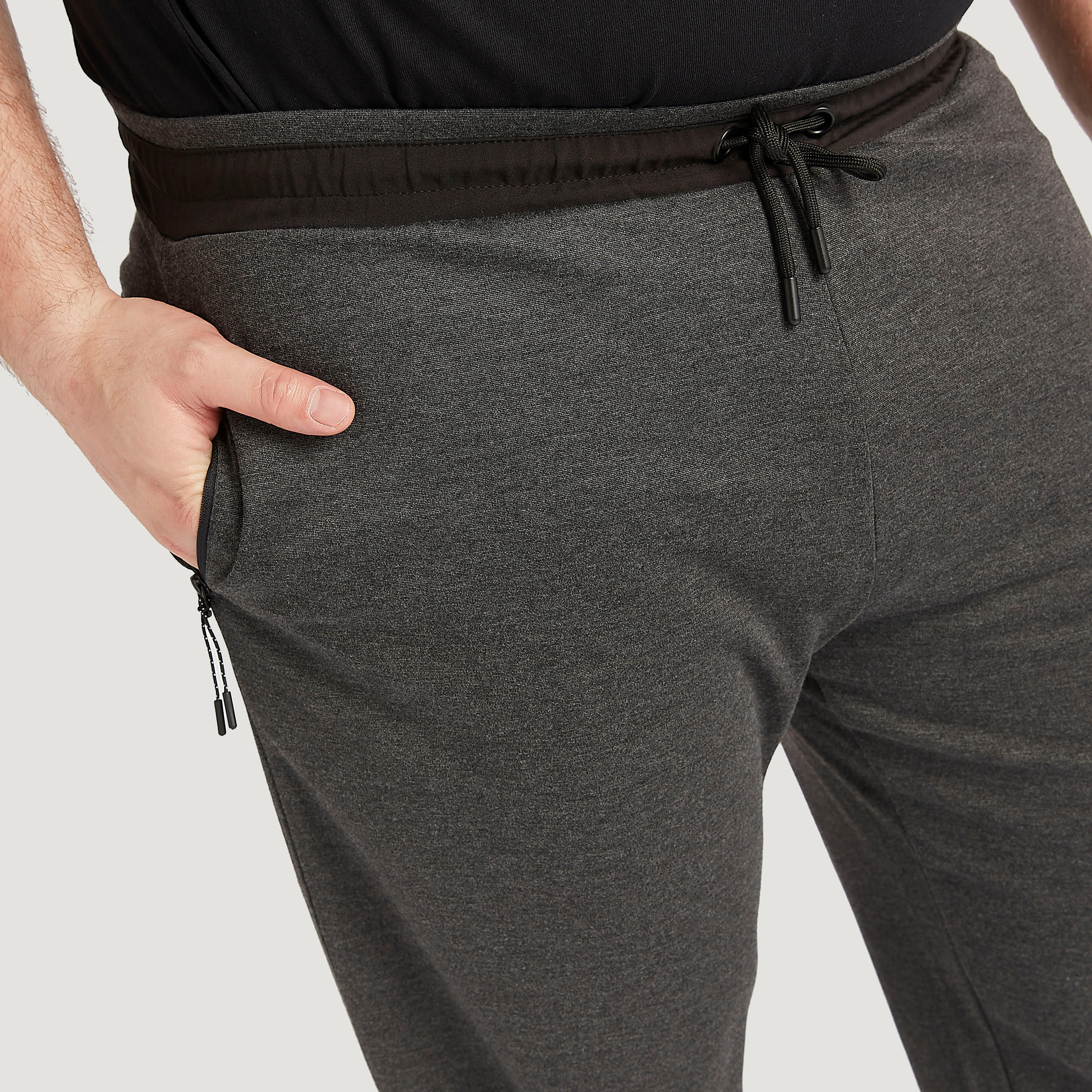 Solid Joggers with Drawstring Waistband and Pockets-men-clothing-bottoms-joggers-image-3