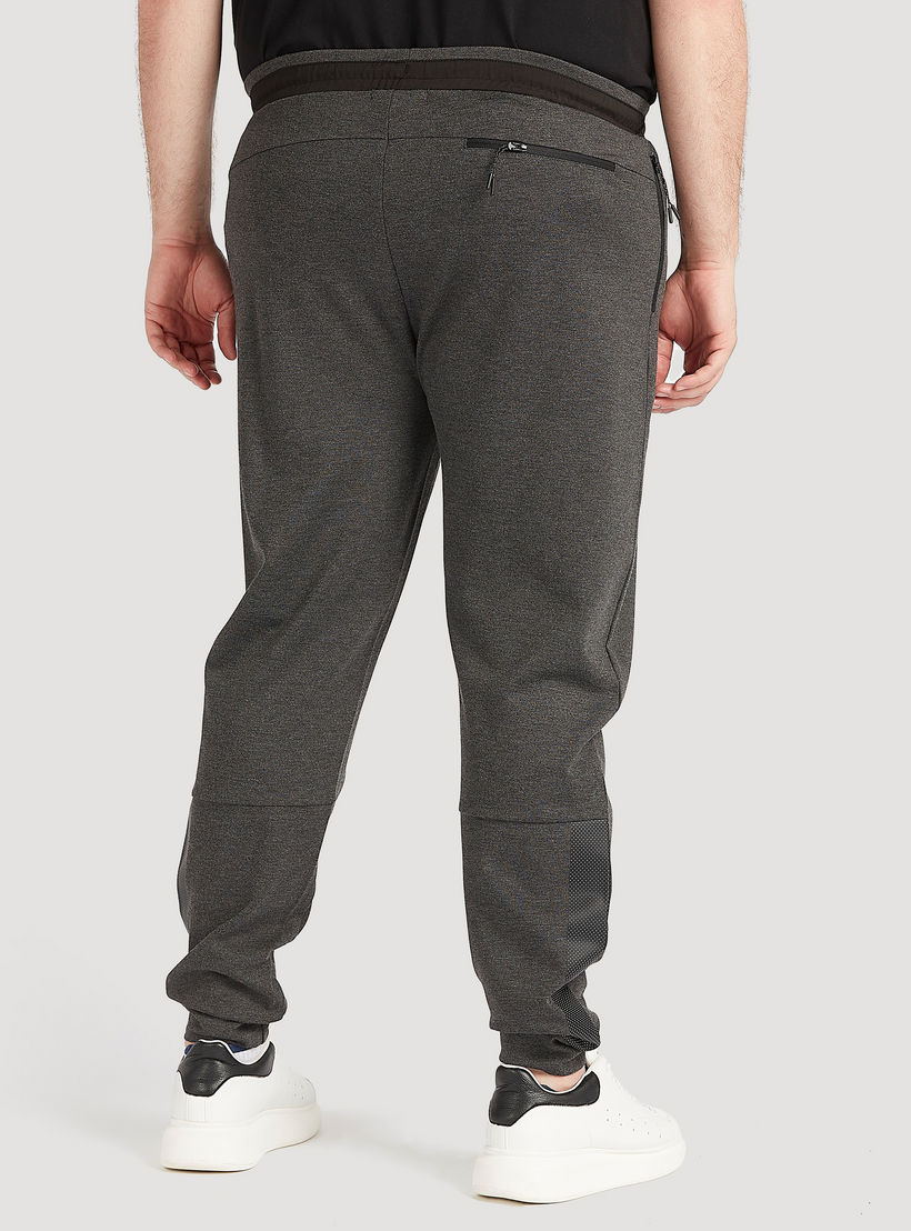 Solid Joggers with Drawstring Waistband and Pockets-men-clothing-bottoms-joggers-image-4