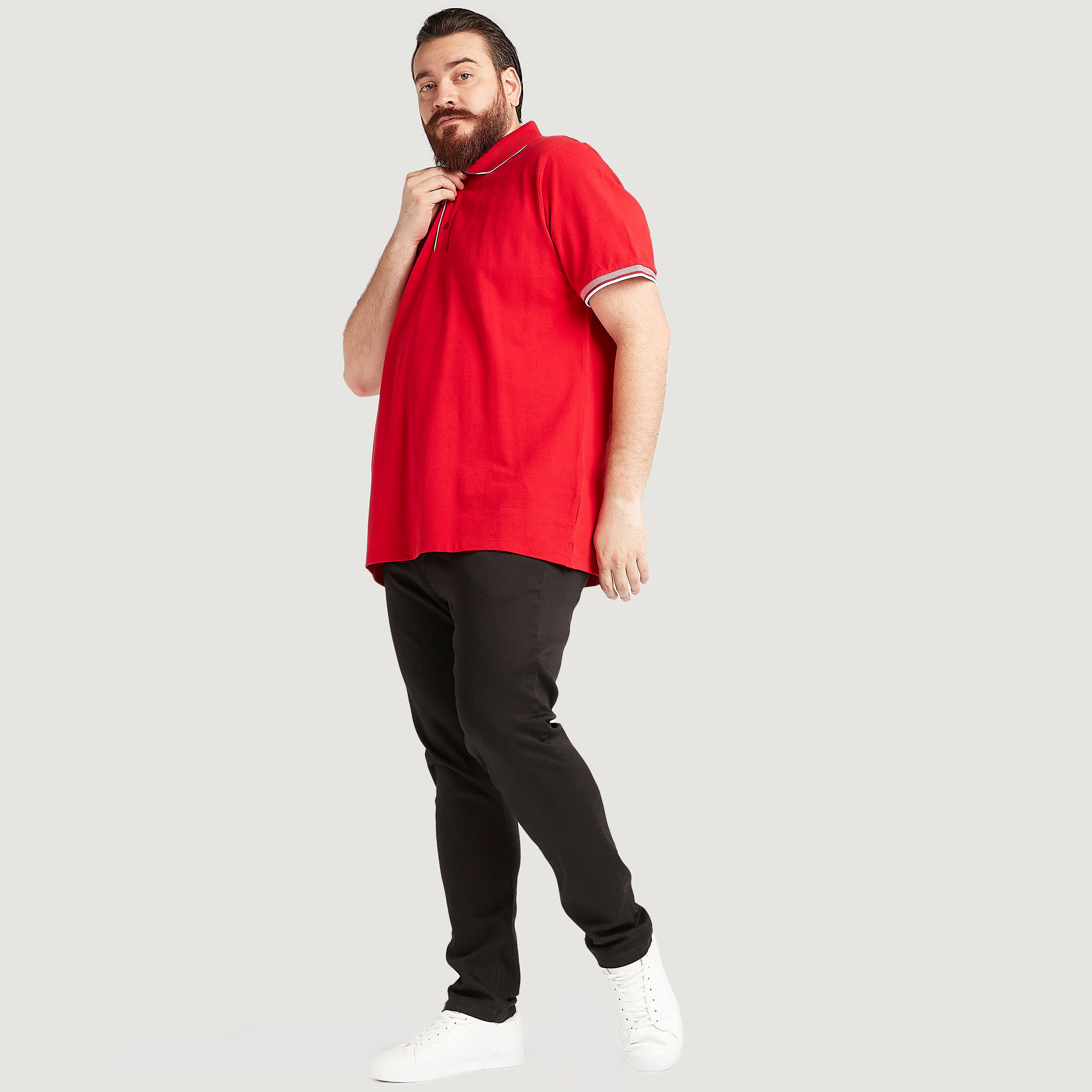 Solid Mid-Rise Chino Pants with Button Closure-men-clothing-bottoms-trousersandchinos-trousers-image-2
