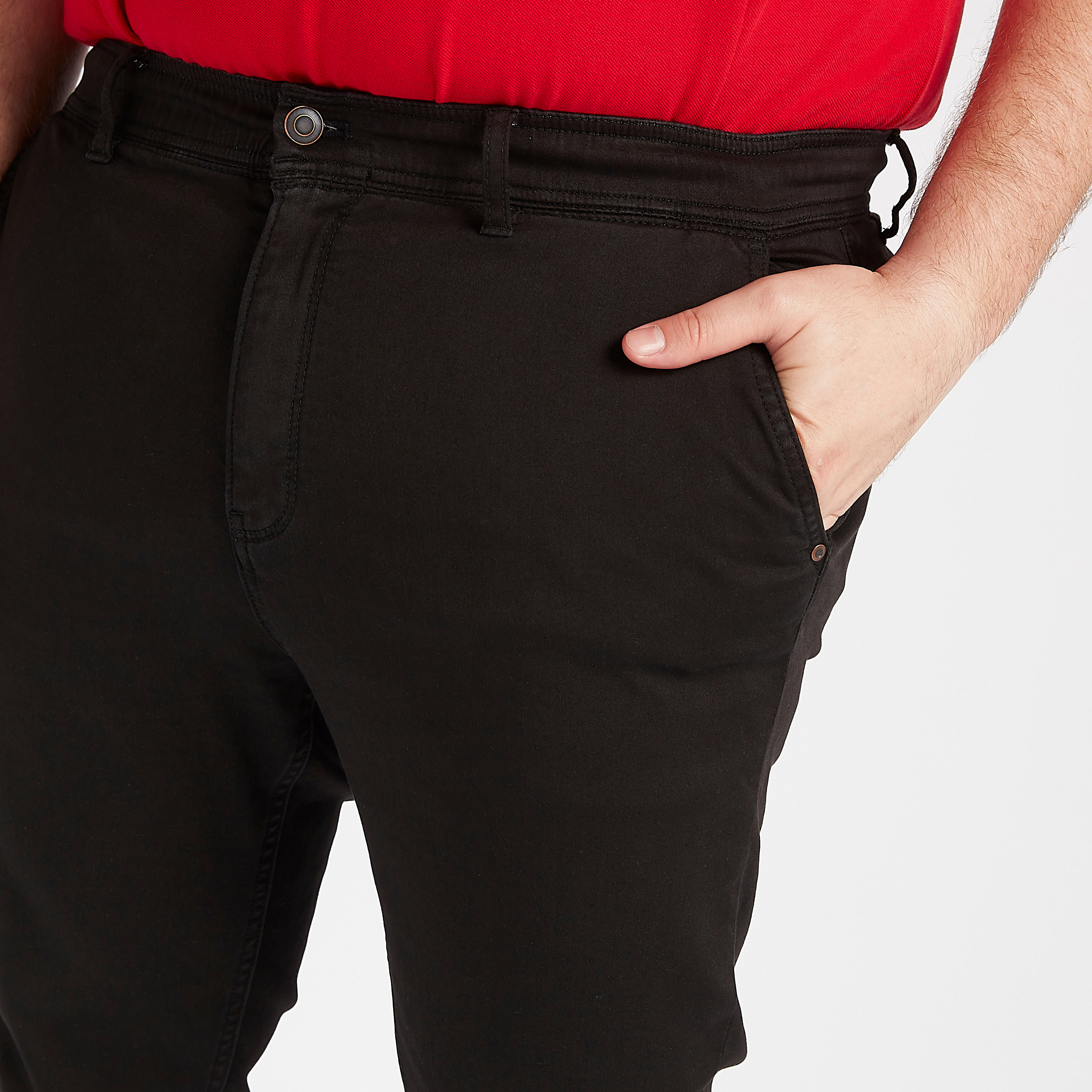 Solid Mid-Rise Chino Pants with Button Closure-men-clothing-bottoms-trousersandchinos-trousers-image-3