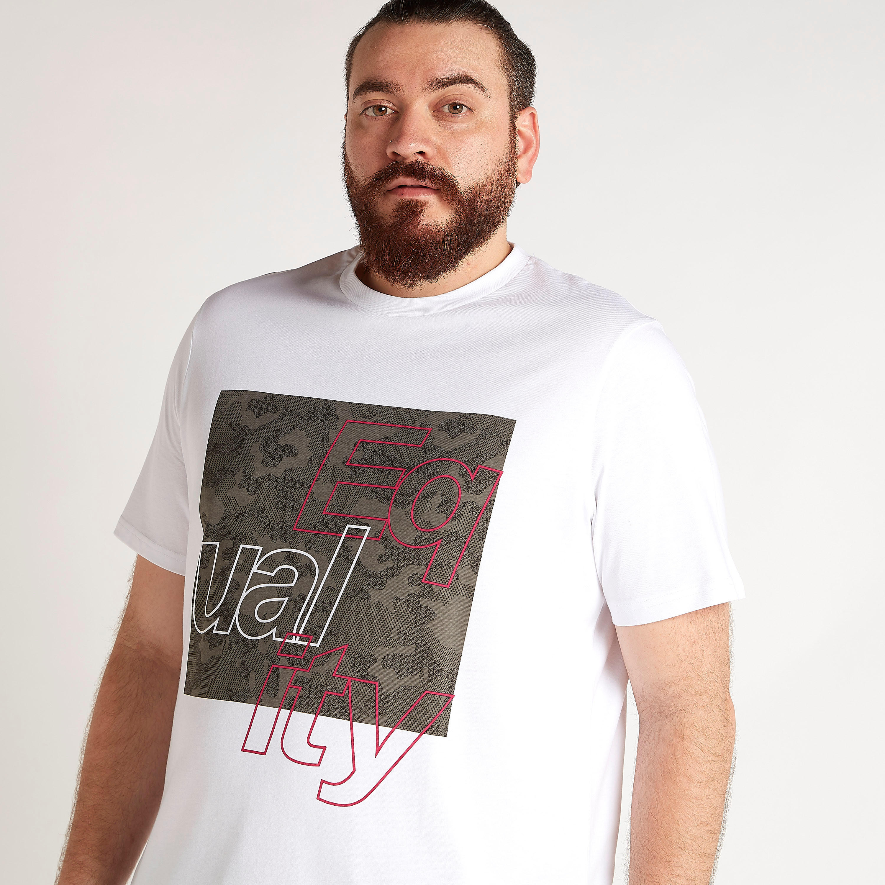Printed T-shirt with Short Sleeves and Crew Neck-men-clothing-tshirtsandpolos-tshirts-image-3
