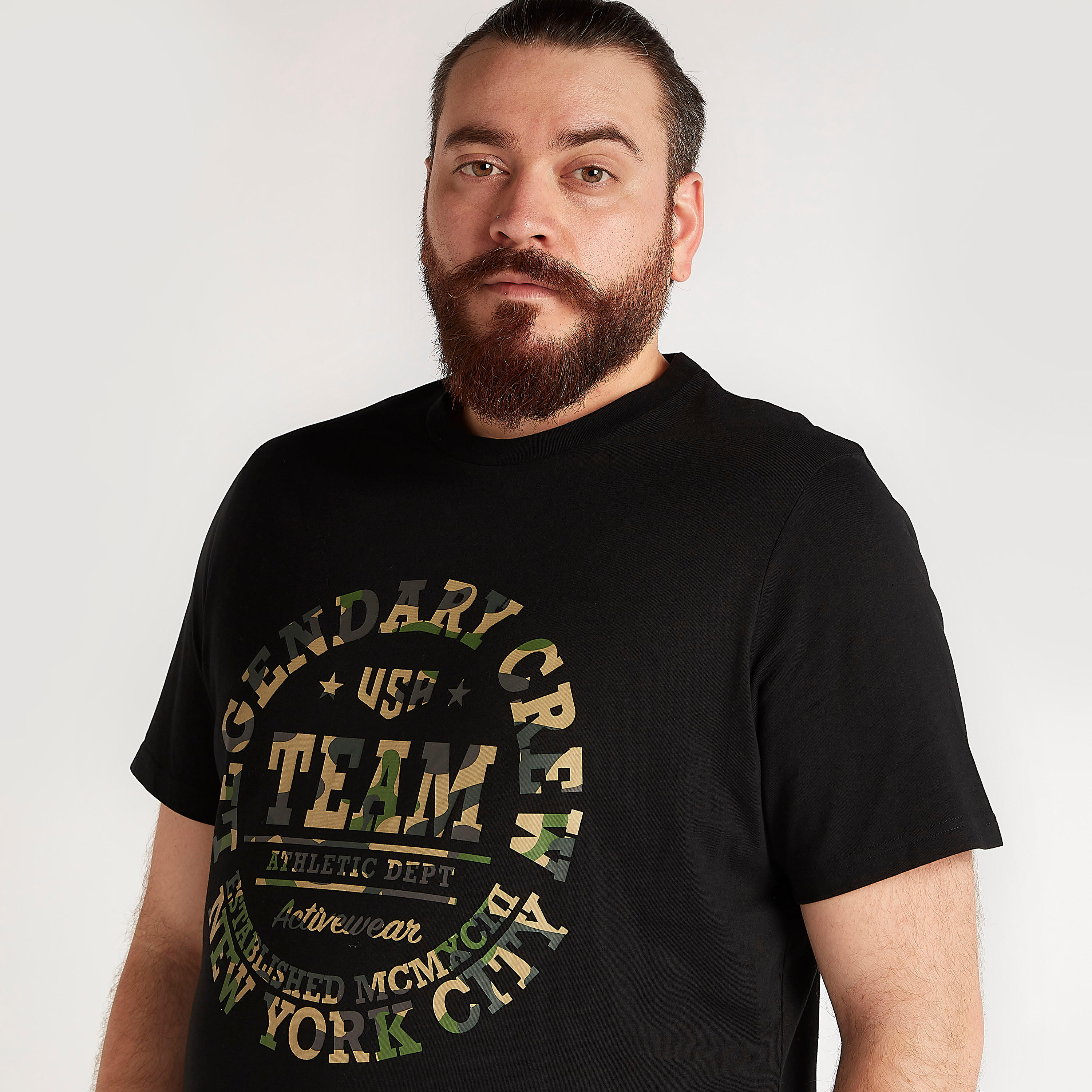 Printed T-shirt with Short Sleeves and Crew Neck-men-clothing-tshirtsandpolos-tshirts-image-3