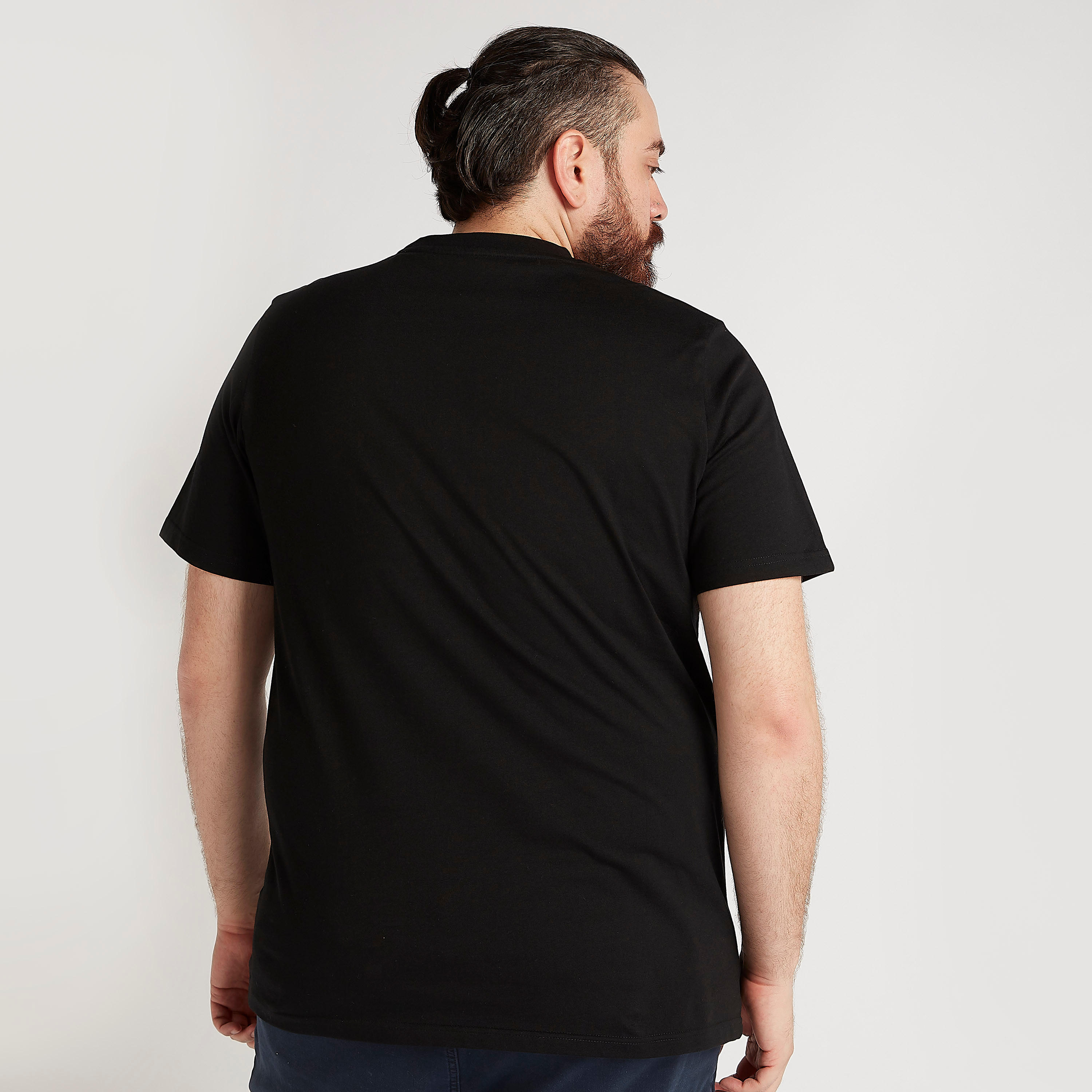 Printed T-shirt with Short Sleeves and Crew Neck-men-clothing-tshirtsandpolos-tshirts-image-4