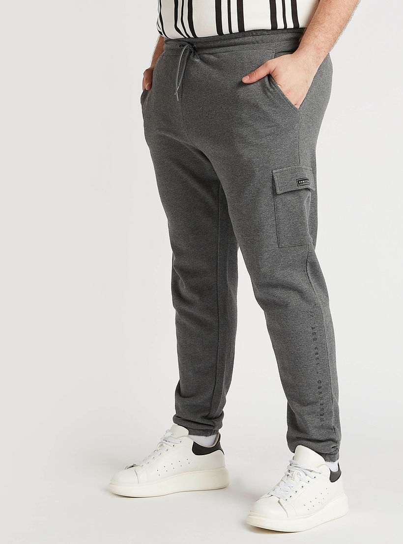 Printed Mid-Rise Joggers with Flap Pockets-men-clothing-bottoms-joggers-image-1