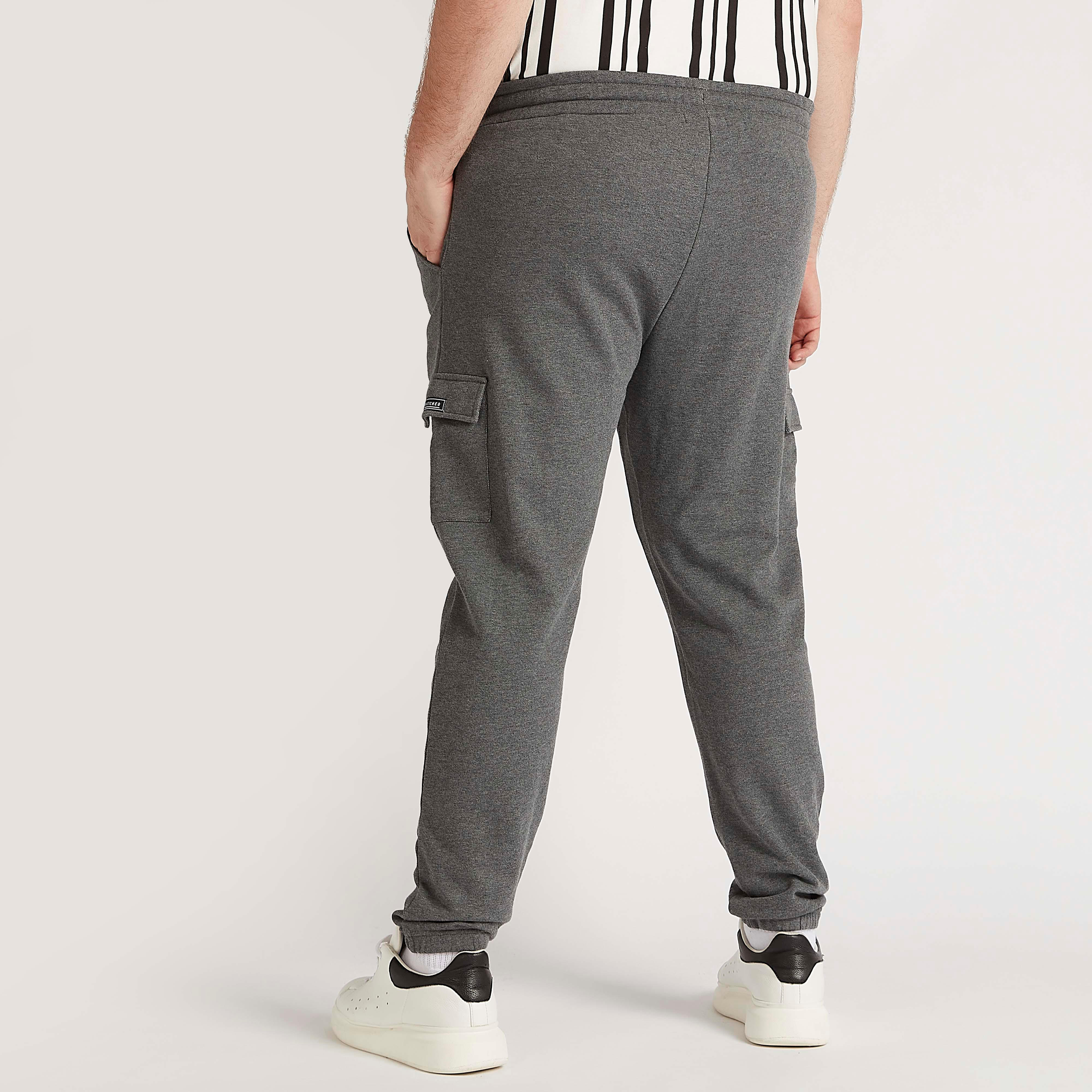 Printed Mid-Rise Joggers with Flap Pockets-men-clothing-bottoms-joggers-image-4