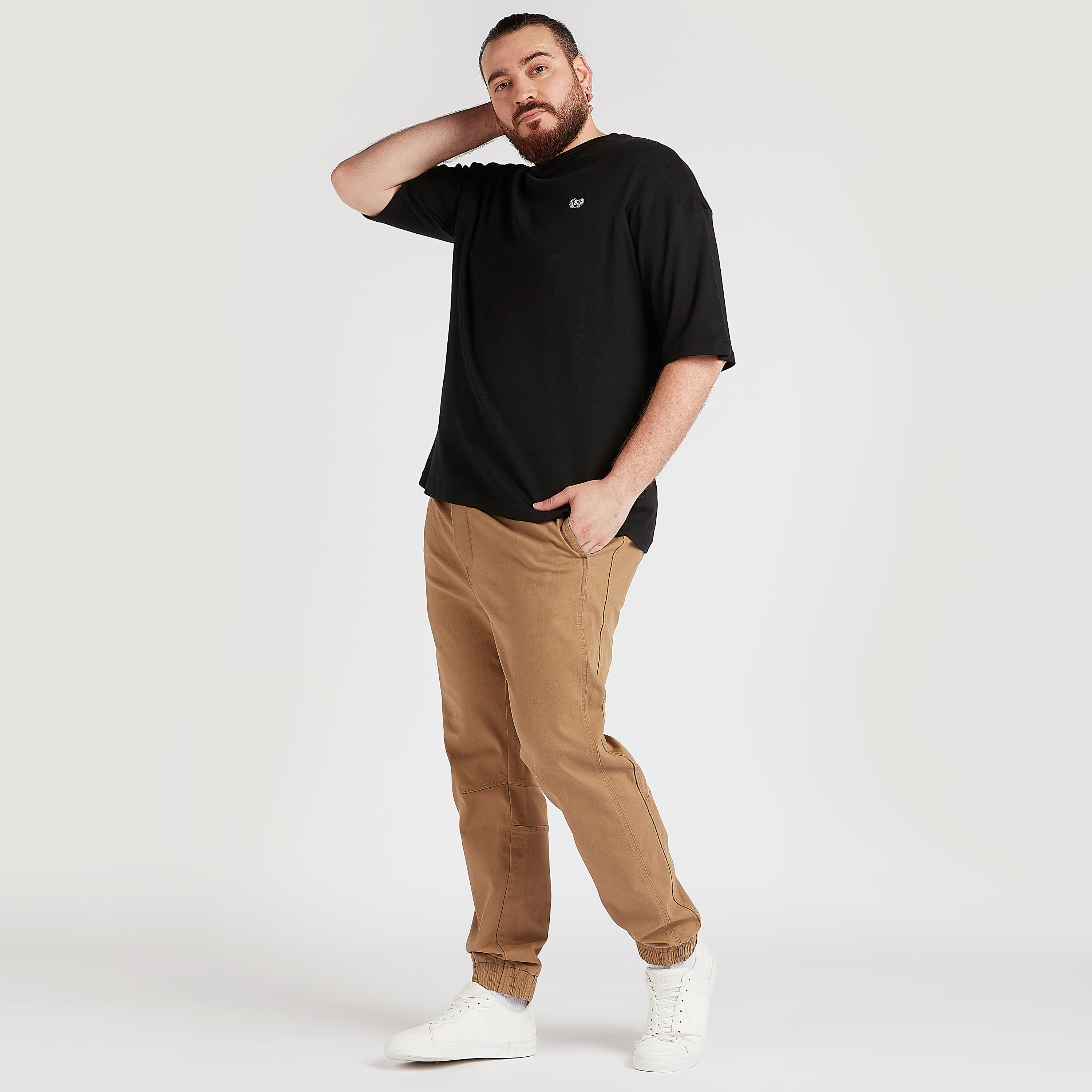 Solid T-shirt with Short Sleeves and Crew Neck-men-clothing-tshirtsandpolos-tshirts-image-2