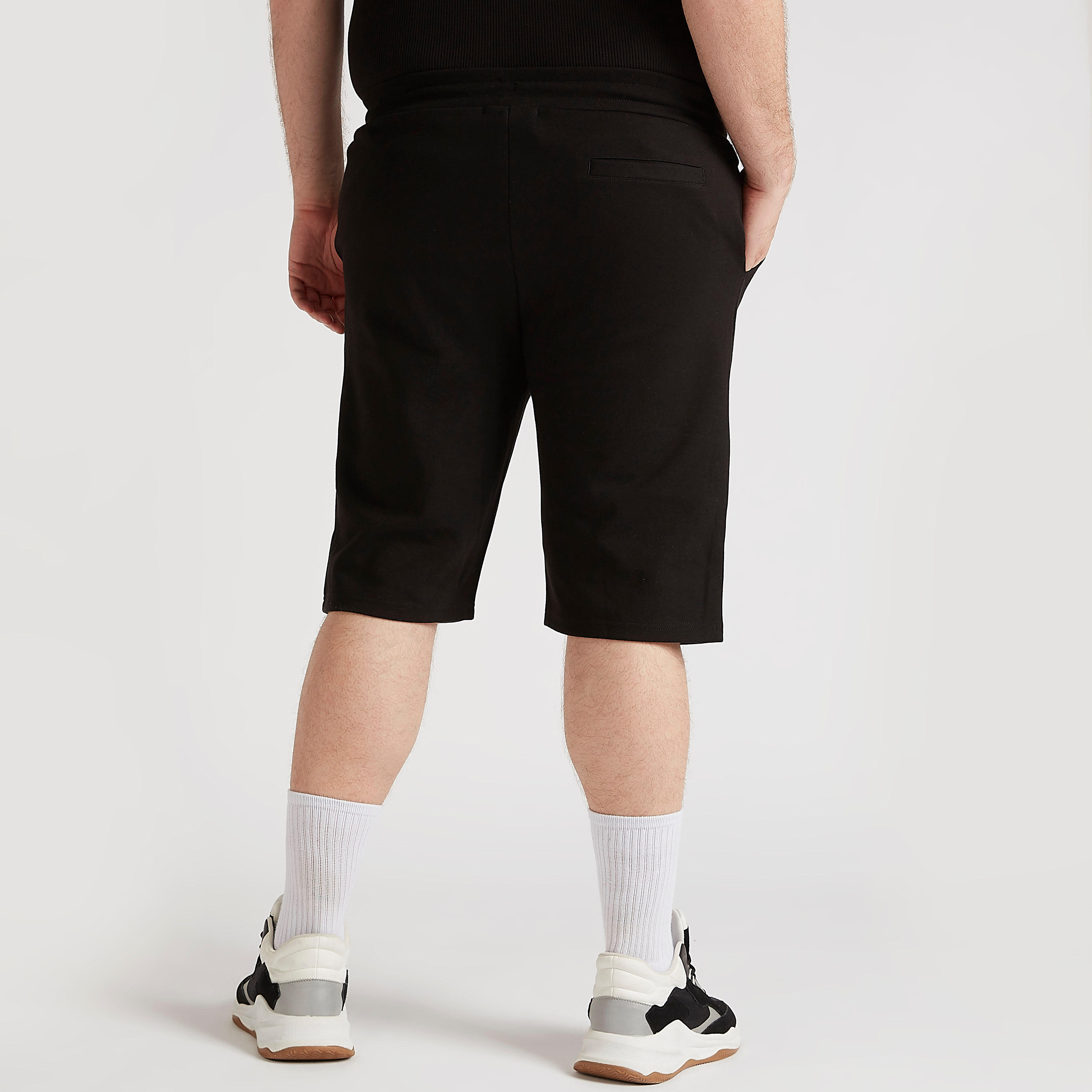 Printed Mid-Rise Shorts with Elasticated Waistband-men-clothing-bottoms-shorts-image-4