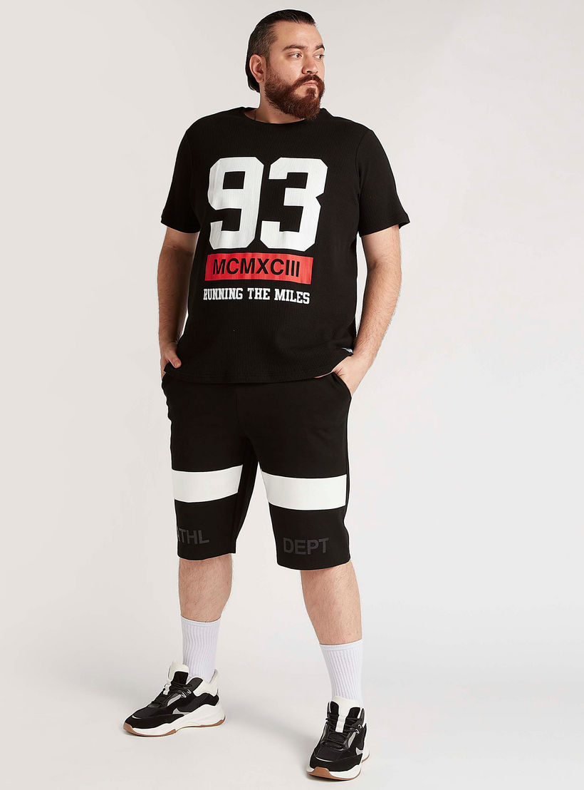 Printed T-shirt with Short Sleeves and Crew Neck-men-clothing-tshirtsandpolos-tshirts-image-2
