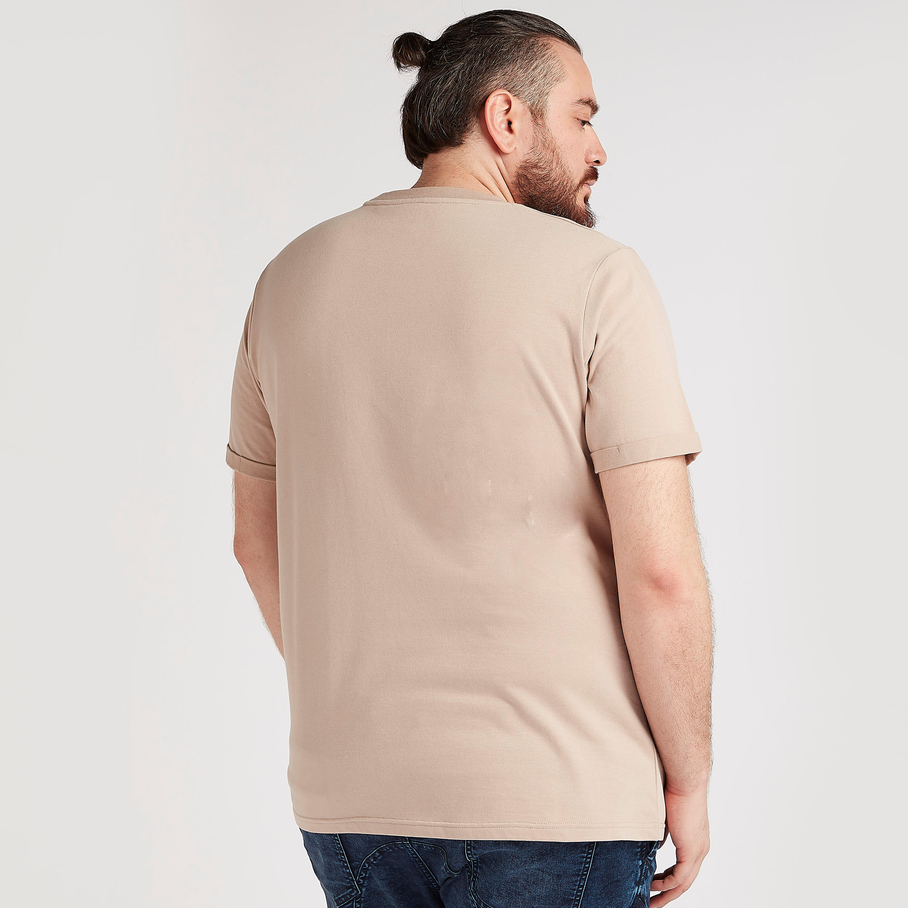 Printed T-shirt with Short Sleeves and Crew Neck-men-clothing-tshirtsandpolos-tshirts-image-6