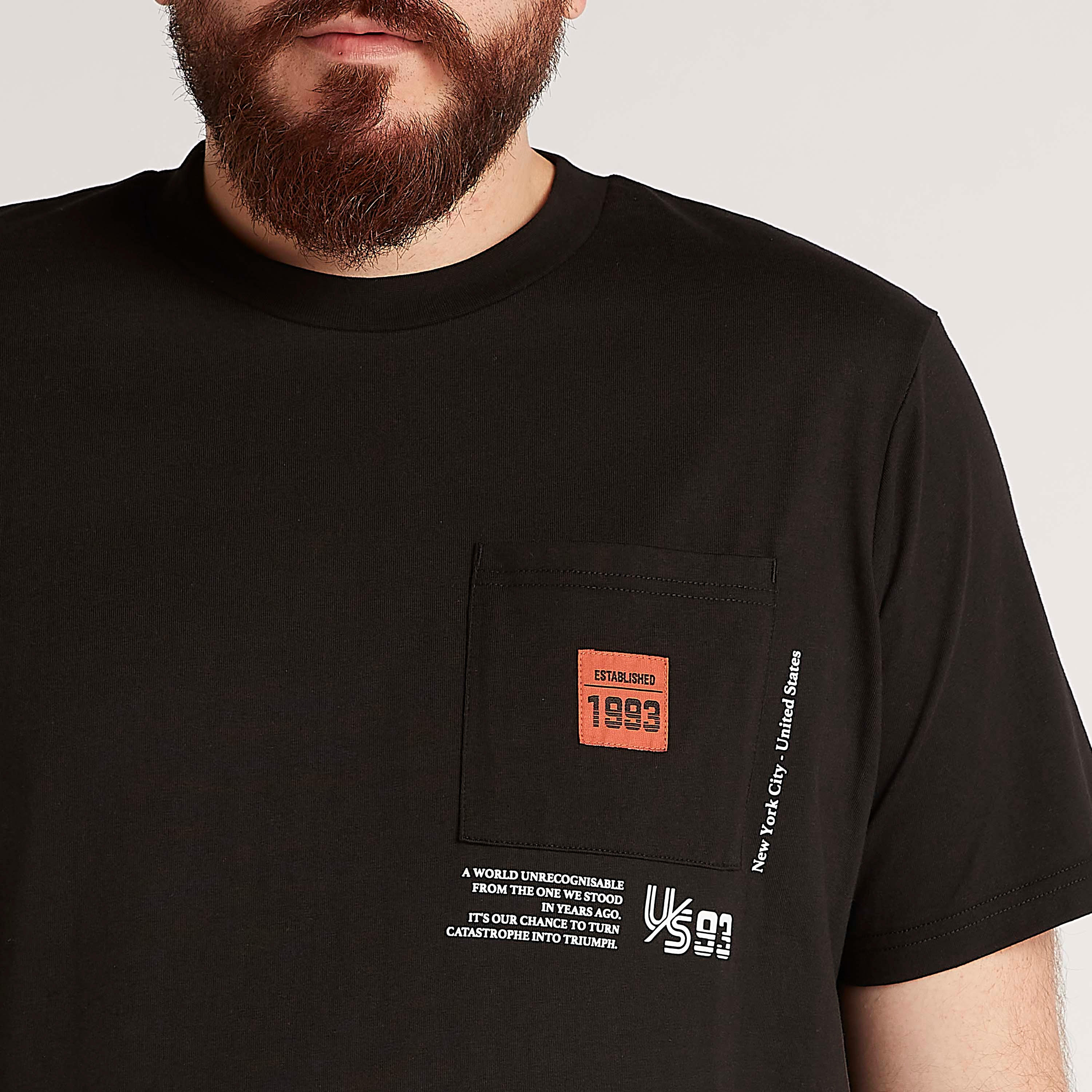 Printed T-shirt with Short Sleeves and Crew Neck-men-clothing-tshirtsandpolos-tshirts-image-3