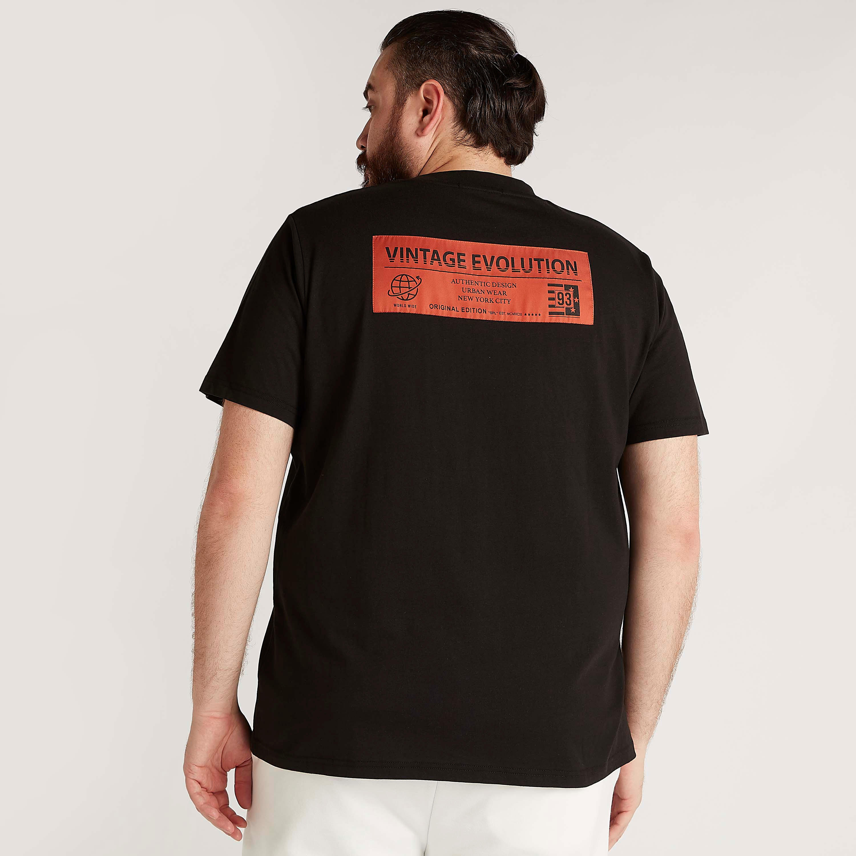 Printed T-shirt with Short Sleeves and Crew Neck-men-clothing-tshirtsandpolos-tshirts-image-4