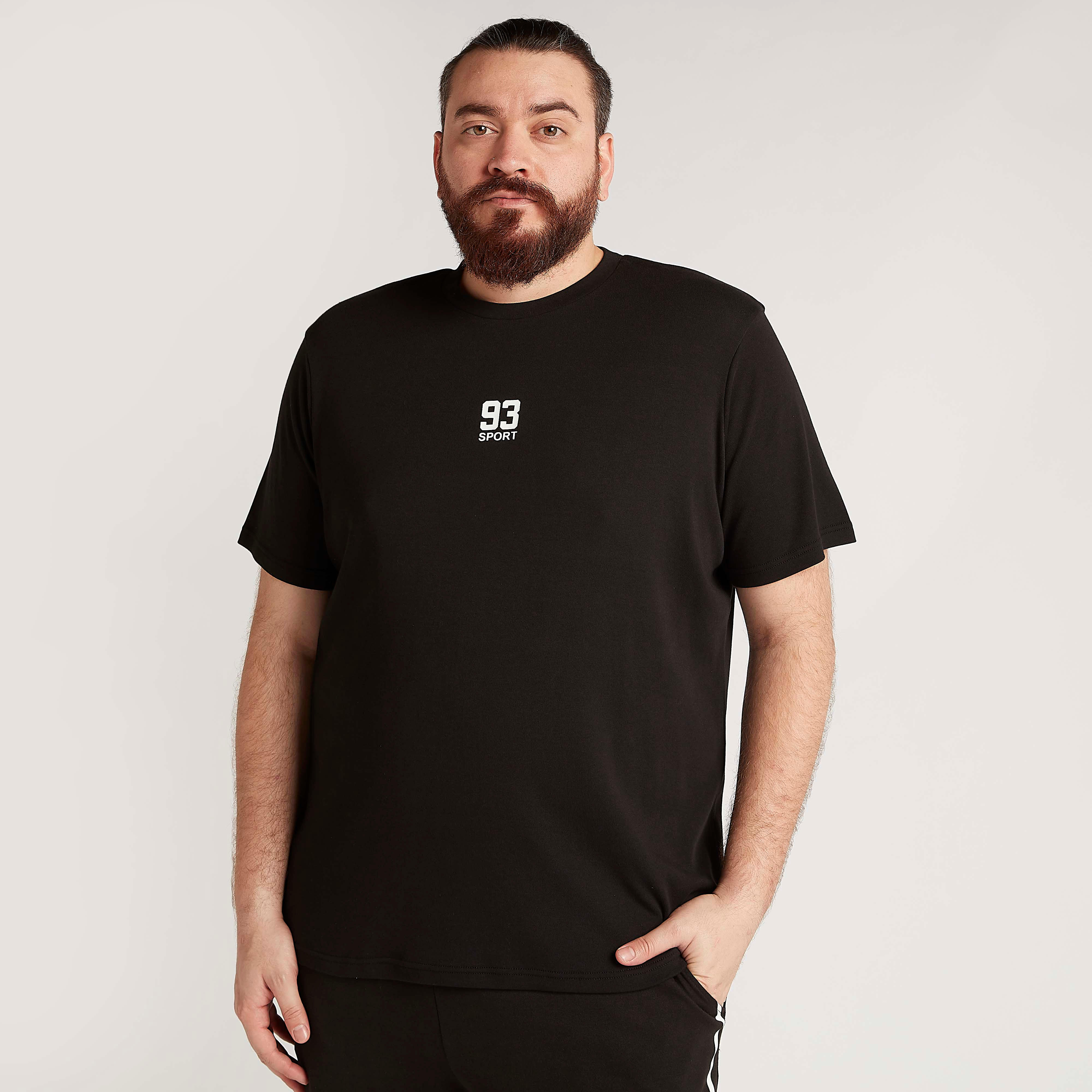 Printed T-shirt with Short Sleeves and Crew Neck-men-clothing-tshirtsandpolos-tshirts-image-1