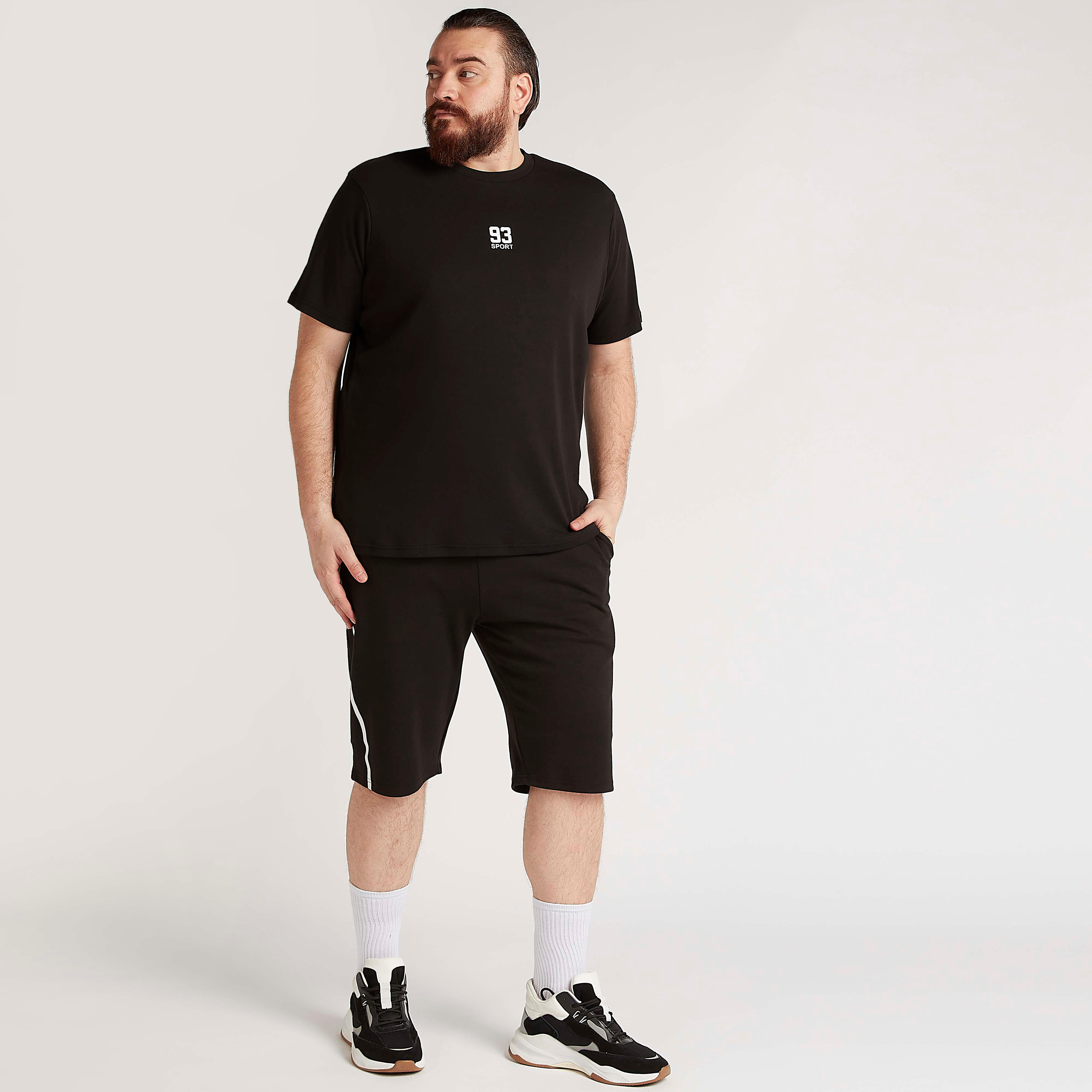 Printed T-shirt with Short Sleeves and Crew Neck-men-clothing-tshirtsandpolos-tshirts-image-2