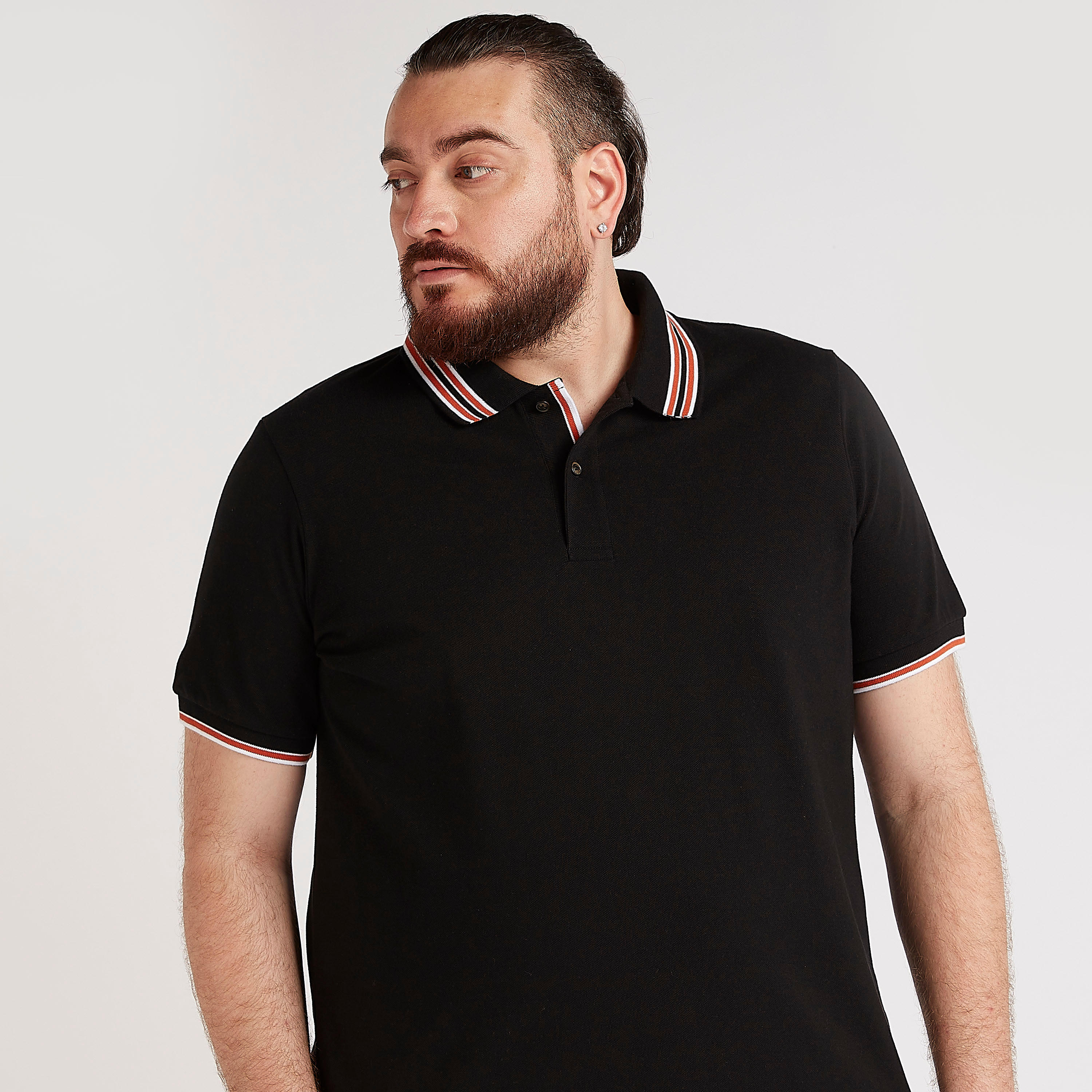 تيشيرت بولو سادة بأكمام قصيرة-men-clothing-tshirtsandpolos-polos-image-6