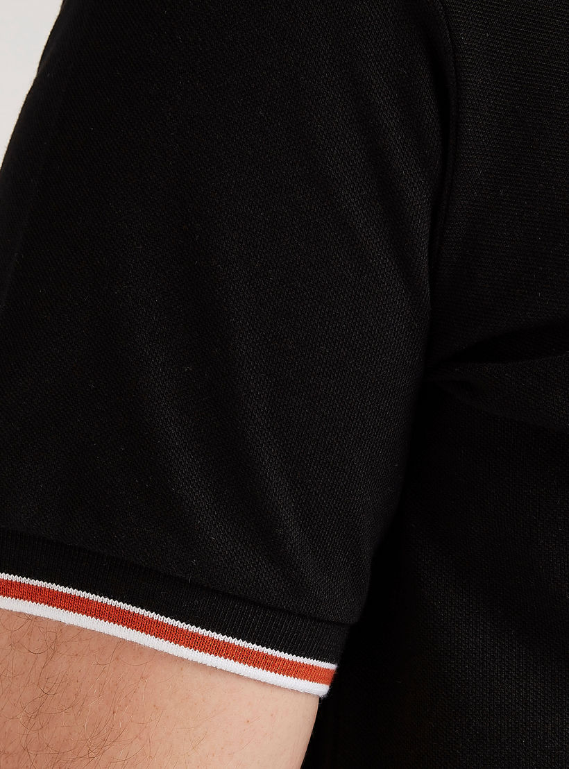 تيشيرت بولو سادة بأكمام قصيرة-men-clothing-tshirtsandpolos-polos-image-1