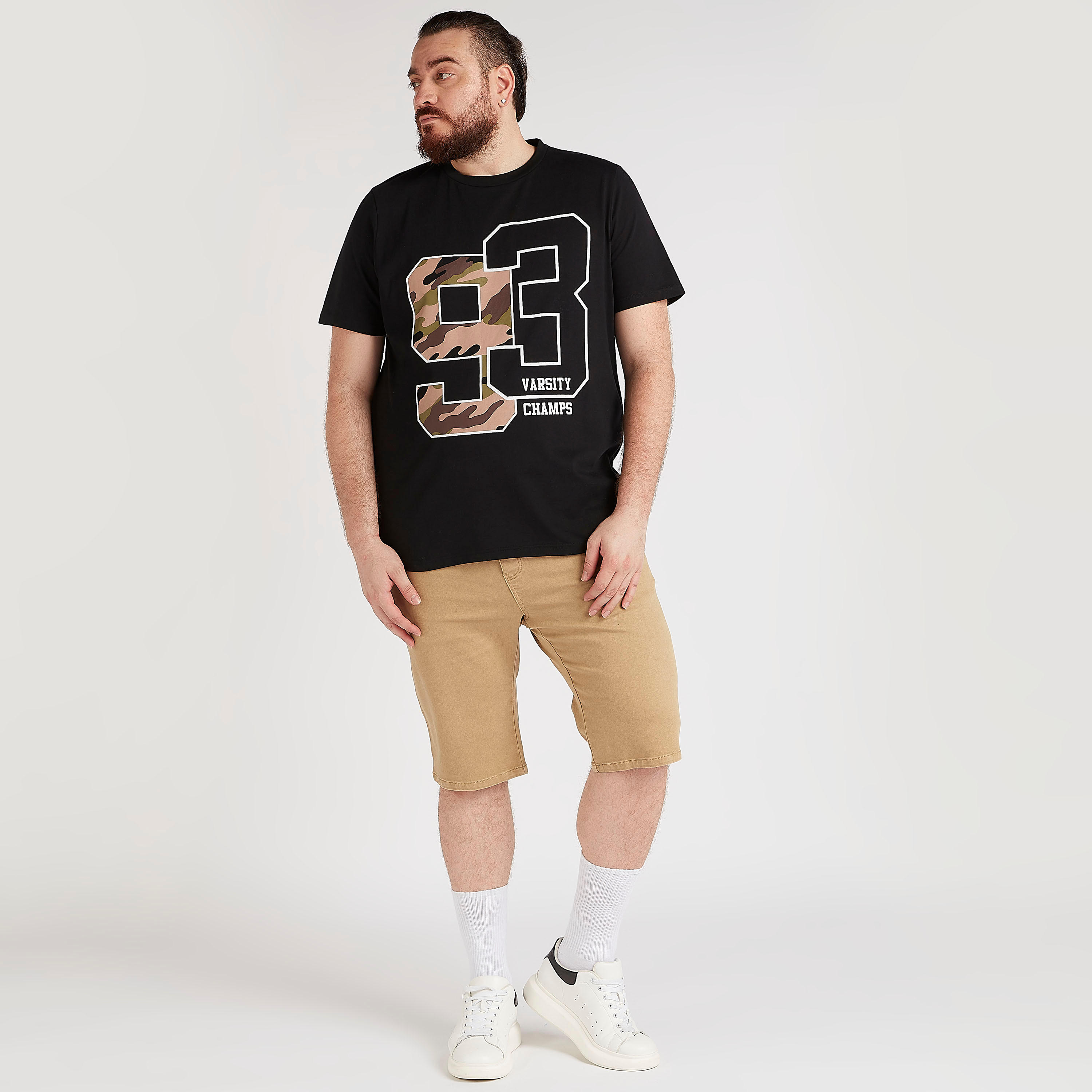 Printed T-shirt with Crew Neck and Short Sleeves-men-clothing-tshirtsandpolos-tshirts-image-2