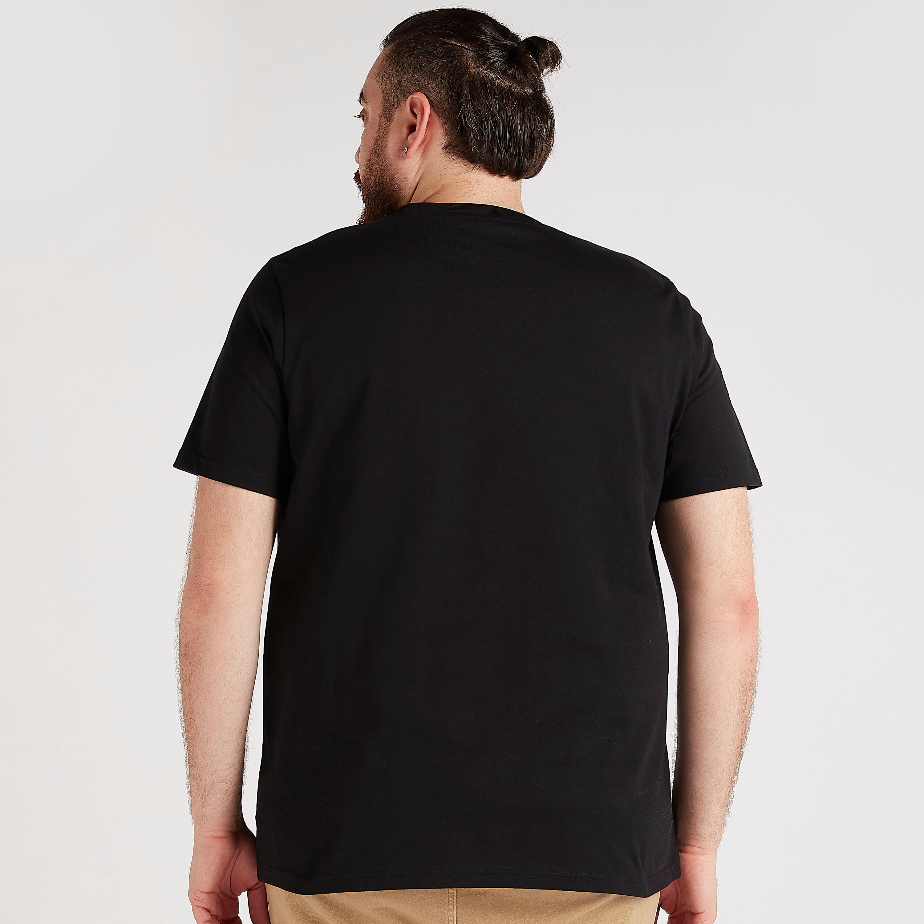 Printed T-shirt with Crew Neck and Short Sleeves-men-clothing-tshirtsandpolos-tshirts-image-4
