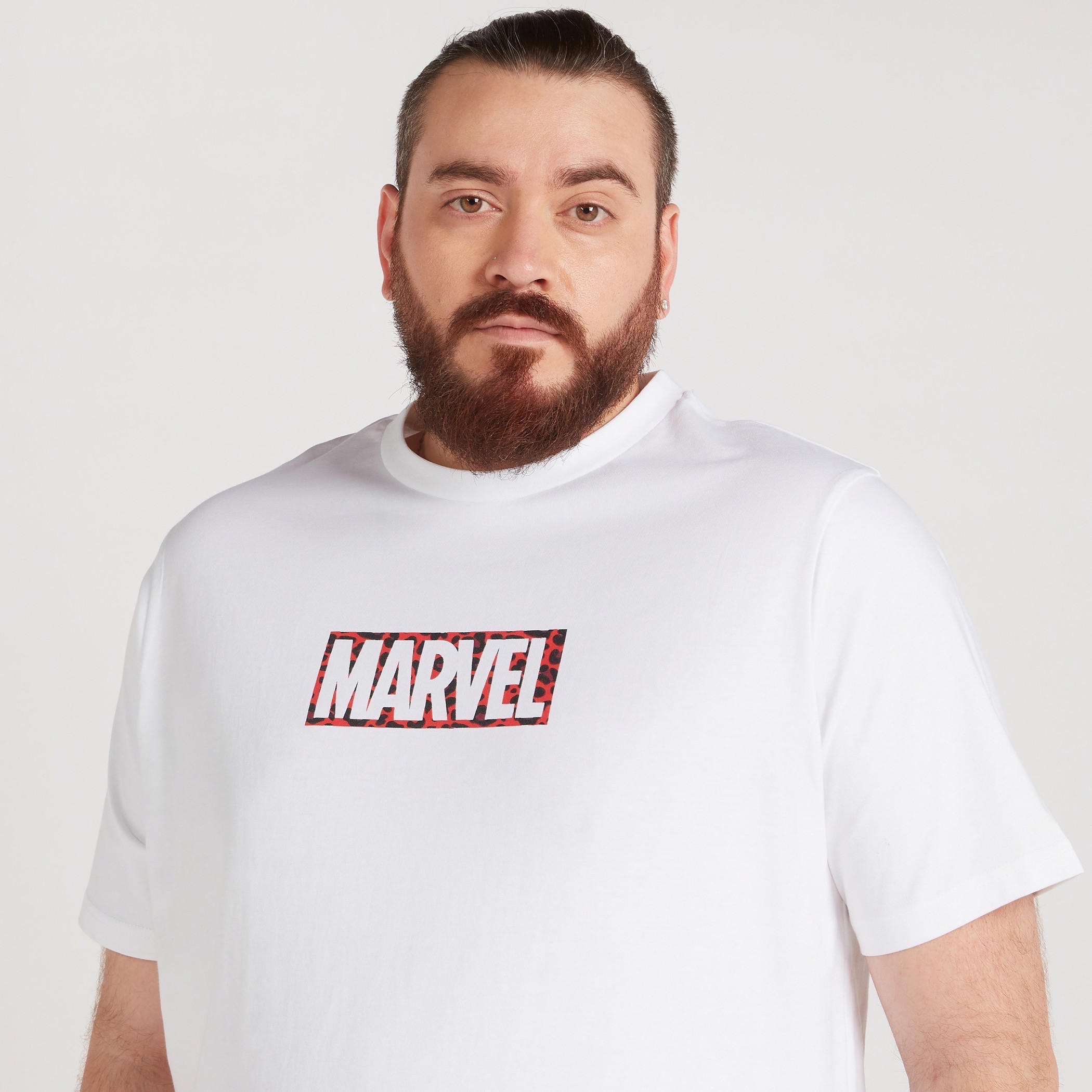 Marvel Print Crew Neck T-shirt with Short Sleeves-men-clothing-tshirtsandpolos-tshirts-image-3