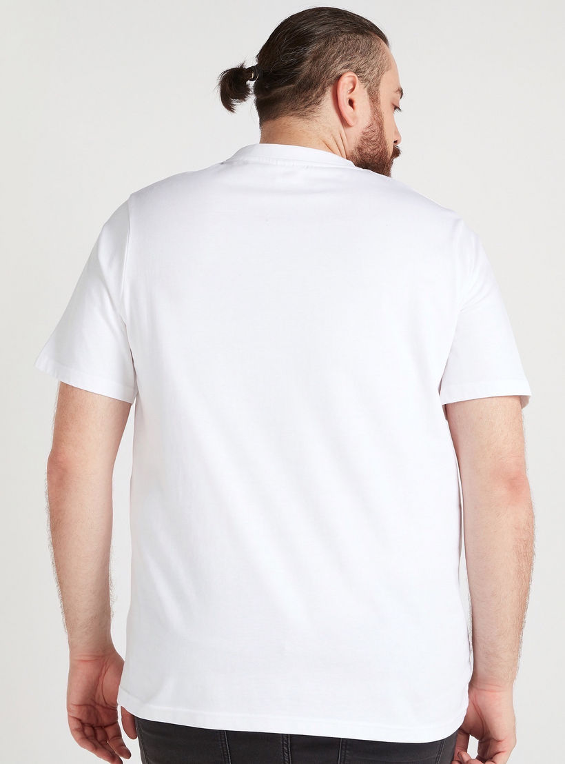 Marvel Print Crew Neck T-shirt with Short Sleeves-men-clothing-tshirtsandpolos-tshirts-image-4