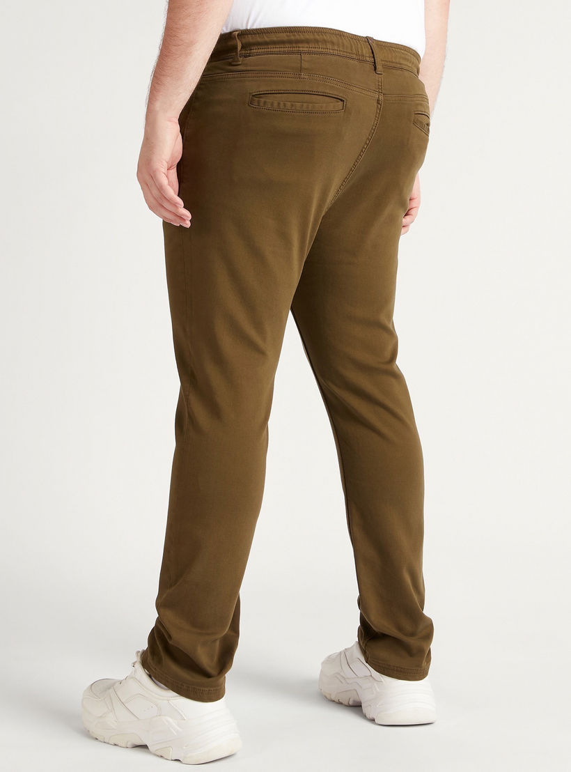 Solid Mid-Rise Pants with Pockets and Button Closure-men-clothing-bottoms-trousersandchinos-trousers-image-4
