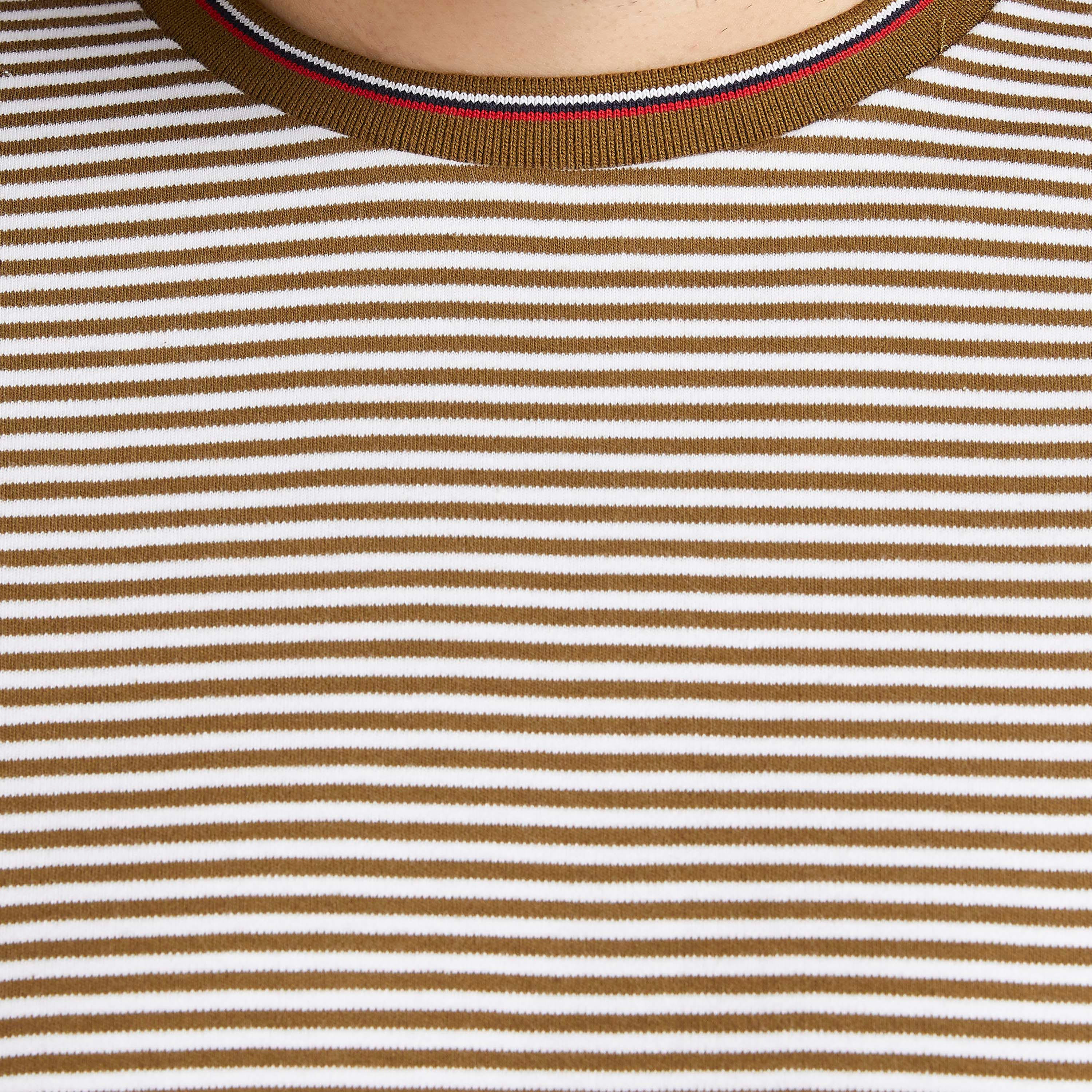 Striped T-shirt with Short Sleeves and Crew Neck-men-clothing-tshirtsandpolos-tshirts-image-3