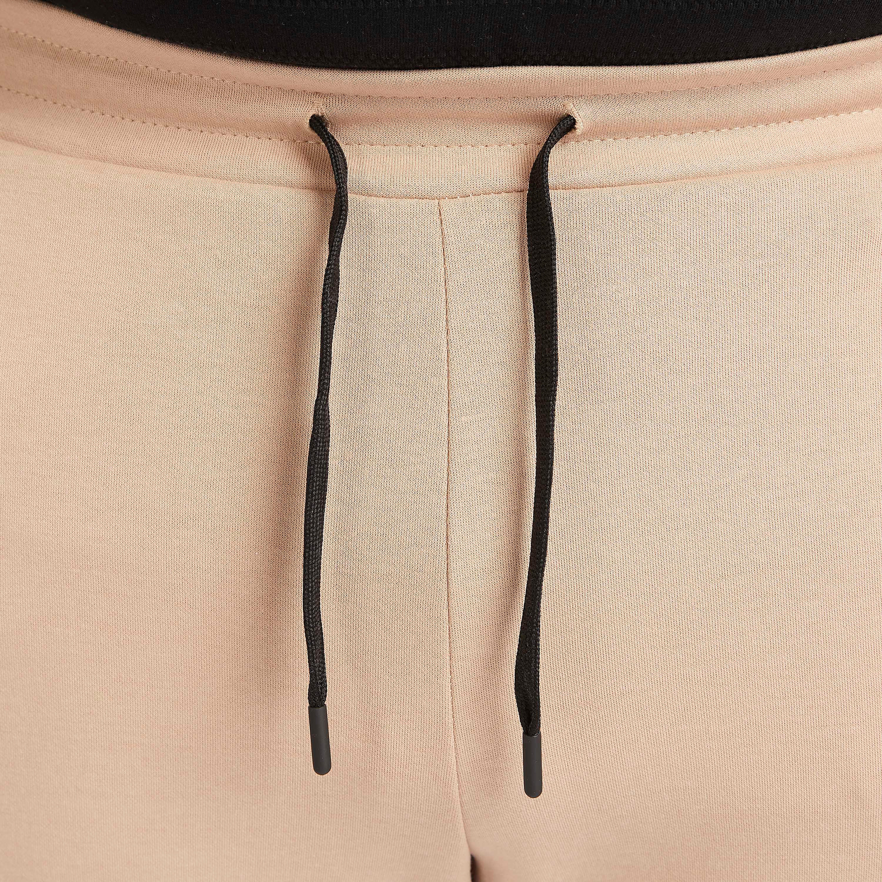 بنطلون رياضي سادة بخصر متوسّط الارتفاع ورباط إغلاق وجيوب-men-clothing-bottoms-joggers-image-4