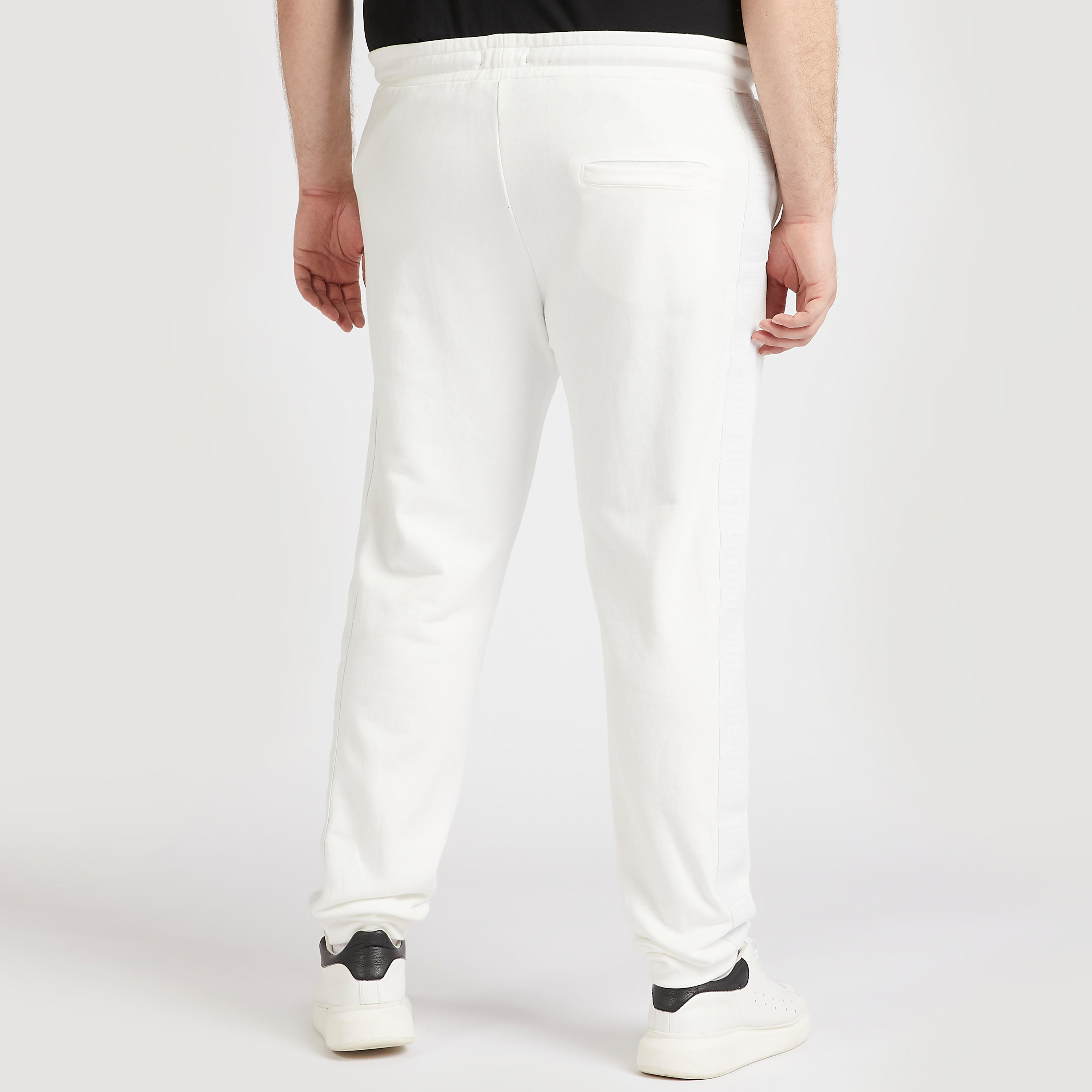 Solid Mid-Rise Joggers with Elasticated Drawstring Waist-men-clothing-bottoms-joggers-image-4
