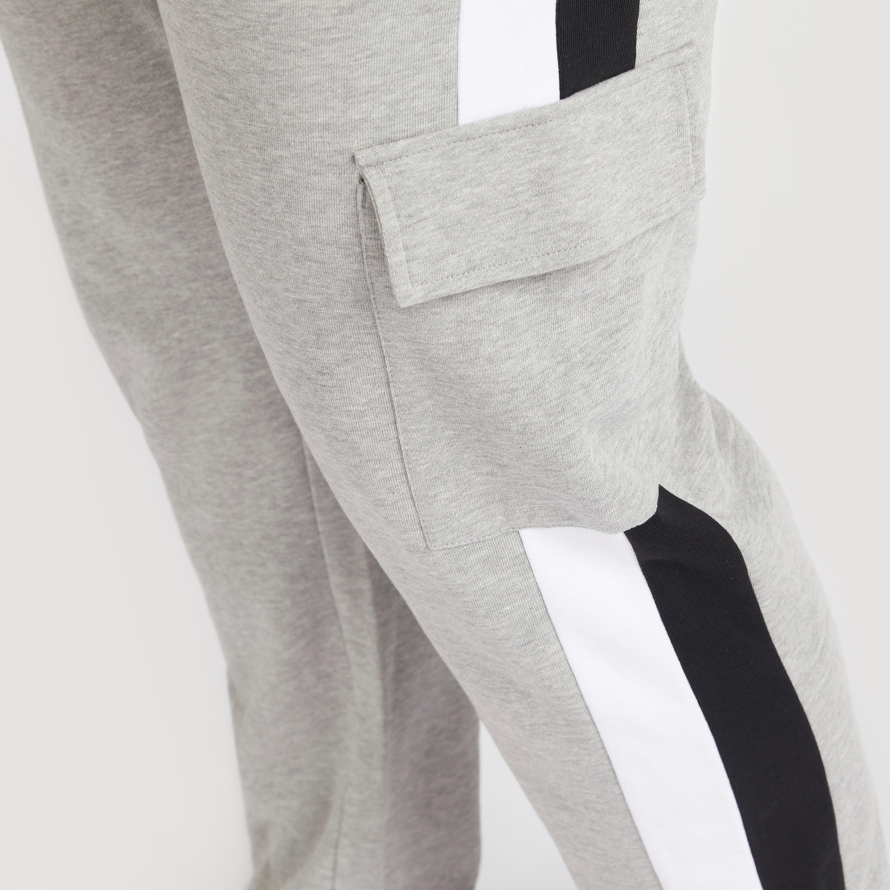 Solid Joggers with Cargo Pockets and Drawstring Closure-men-clothing-bottoms-joggers-image-5
