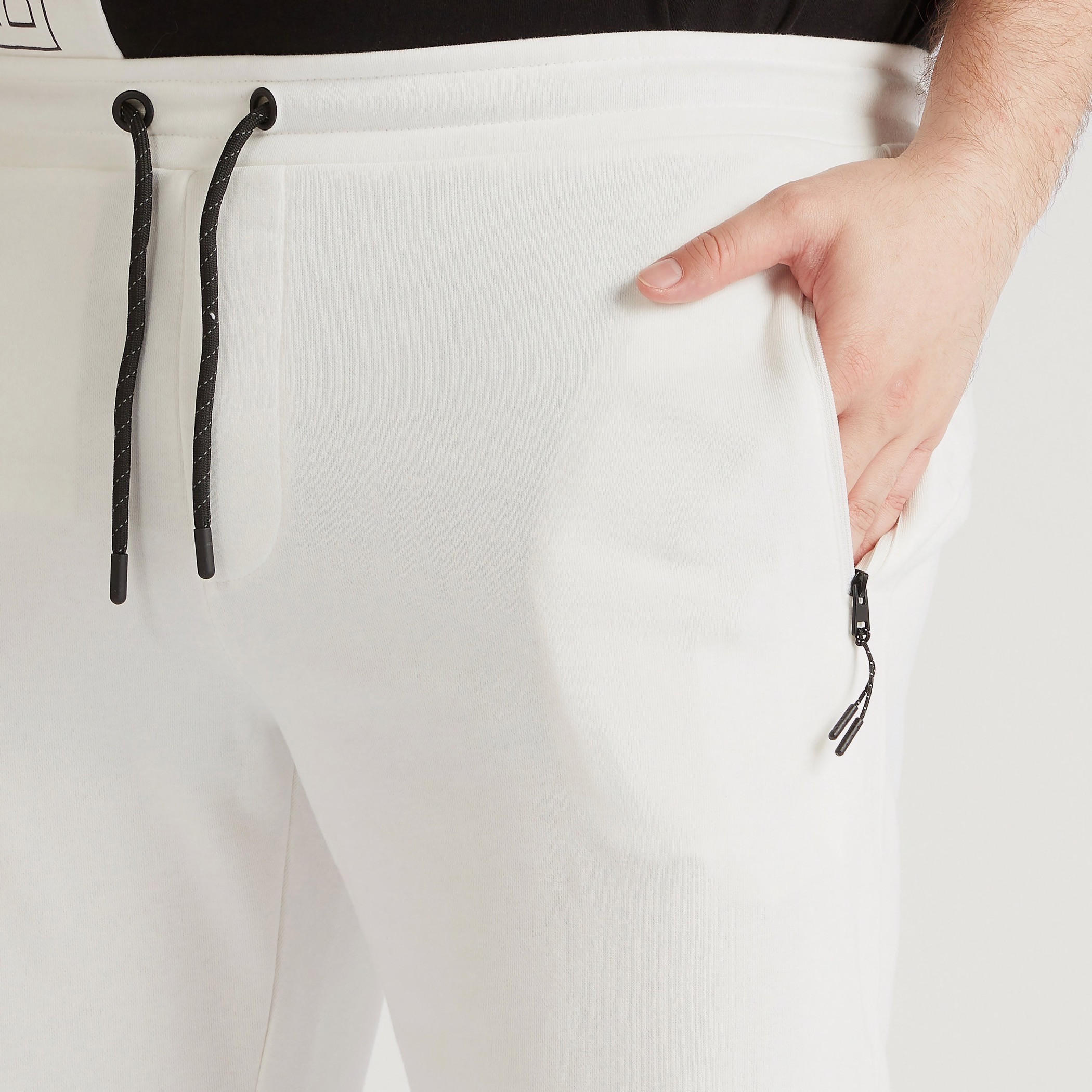 Solid Mid-Rise Shorts with Drawstring Closure-men-clothing-bottoms-shorts-image-3