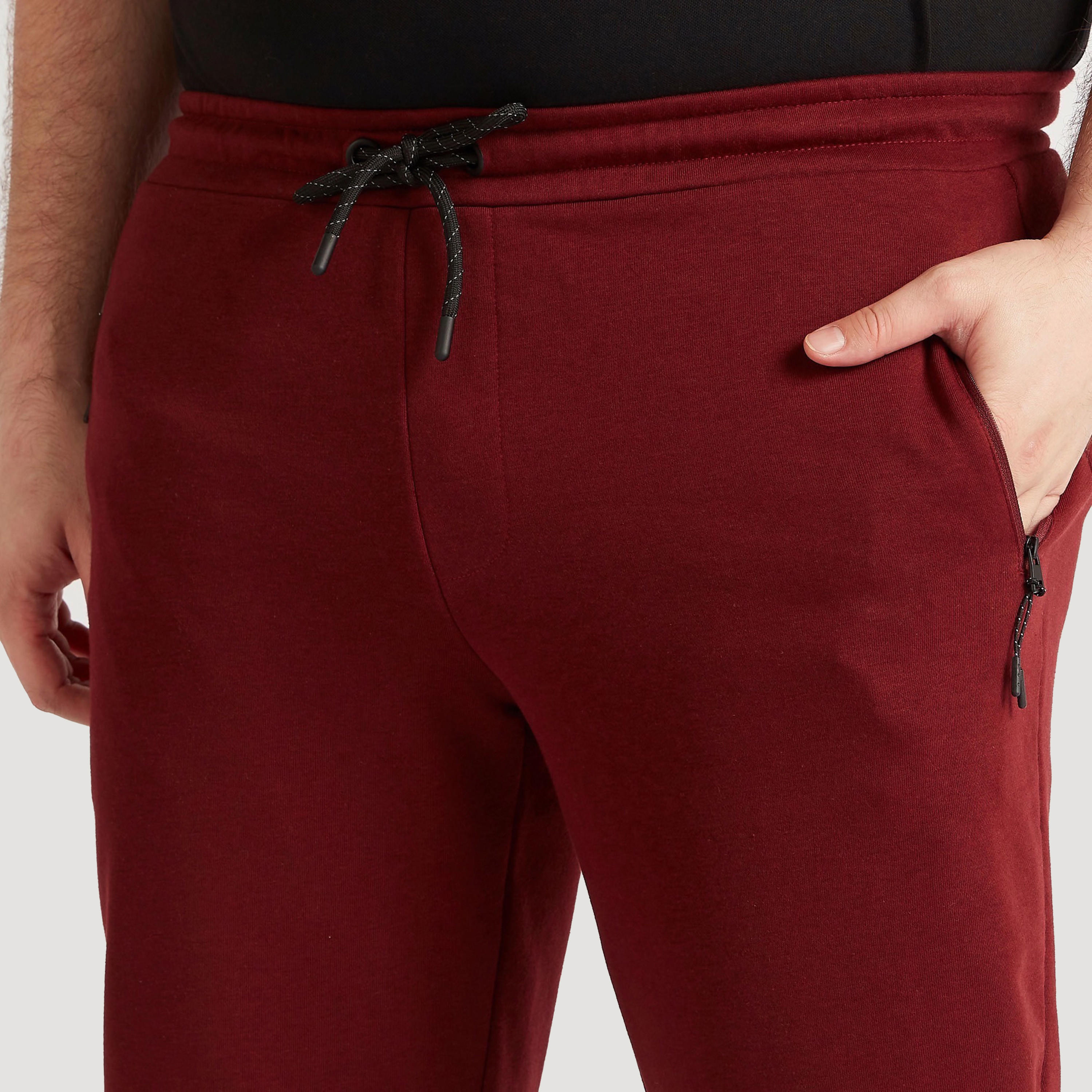 Solid Joggers with Drawstring Closure and Pockets-men-clothing-bottoms-joggers-image-3