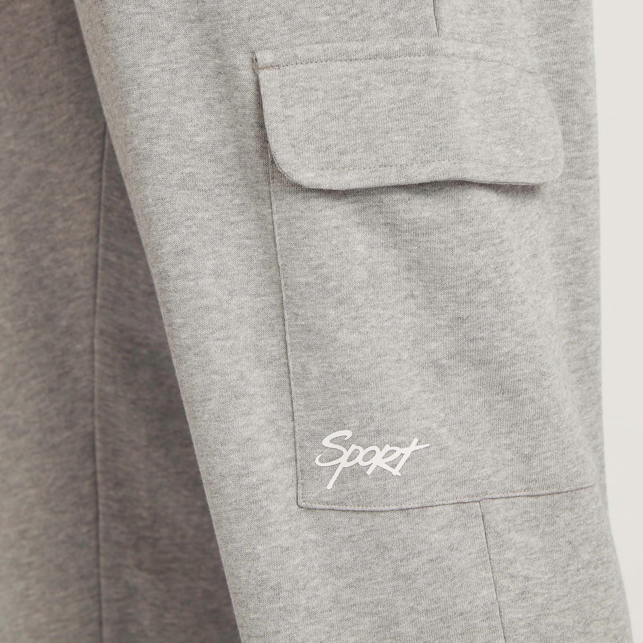 بنطلون رياضي سادة برباط إغلاق وجيوب-men-clothing-bottoms-joggers-image-4