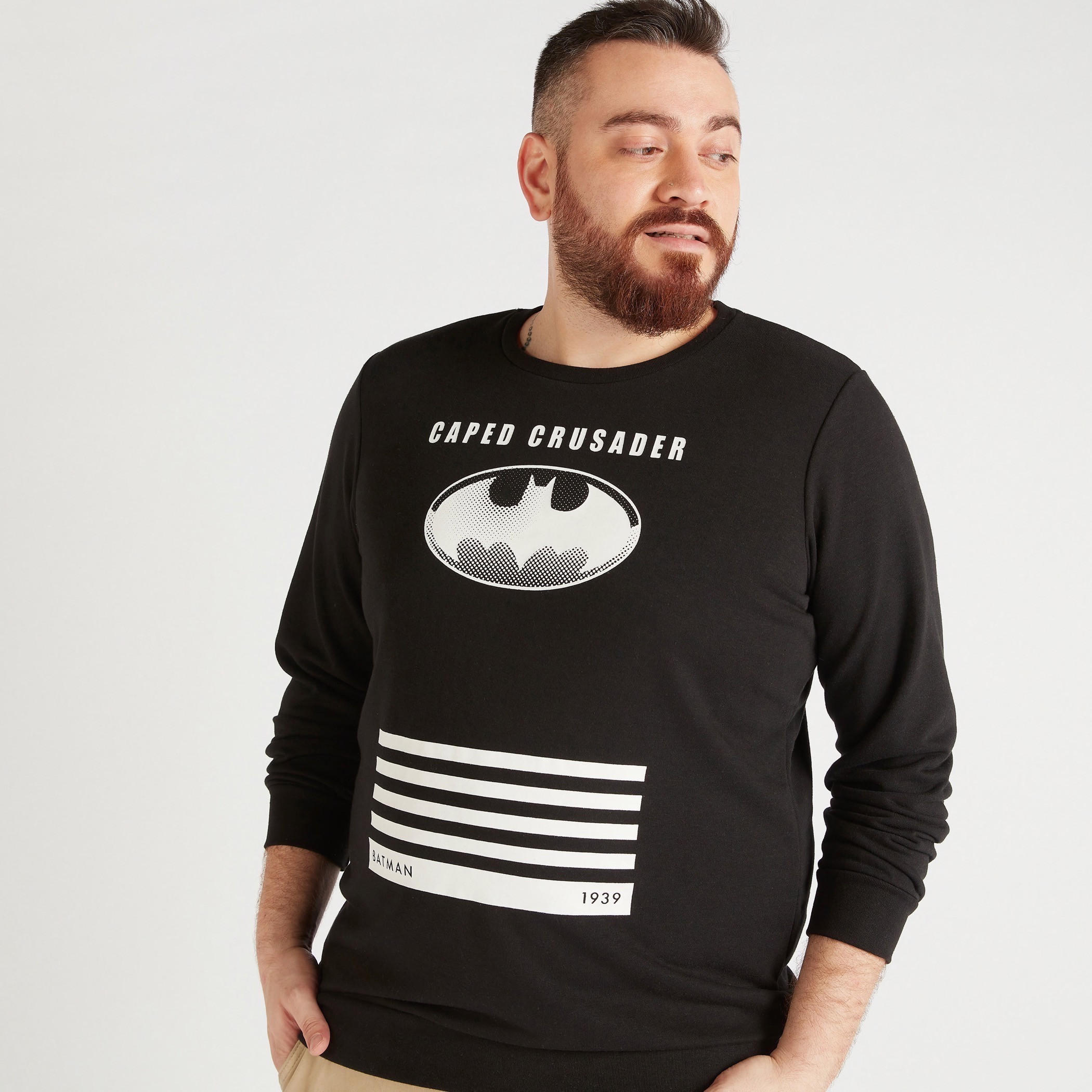 سويت شيرت بياقة ضيّقة وأكمام طويلة وطبعات باتمان-men-winterwear-hoodiesandsweatshirts-image-5