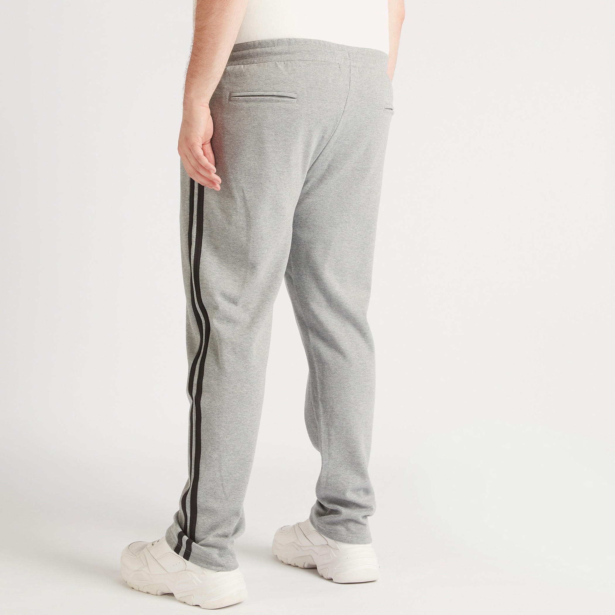 Solid Joggers with Drawstring Closure and Tape Detail-men-clothing-bottoms-joggers-image-4