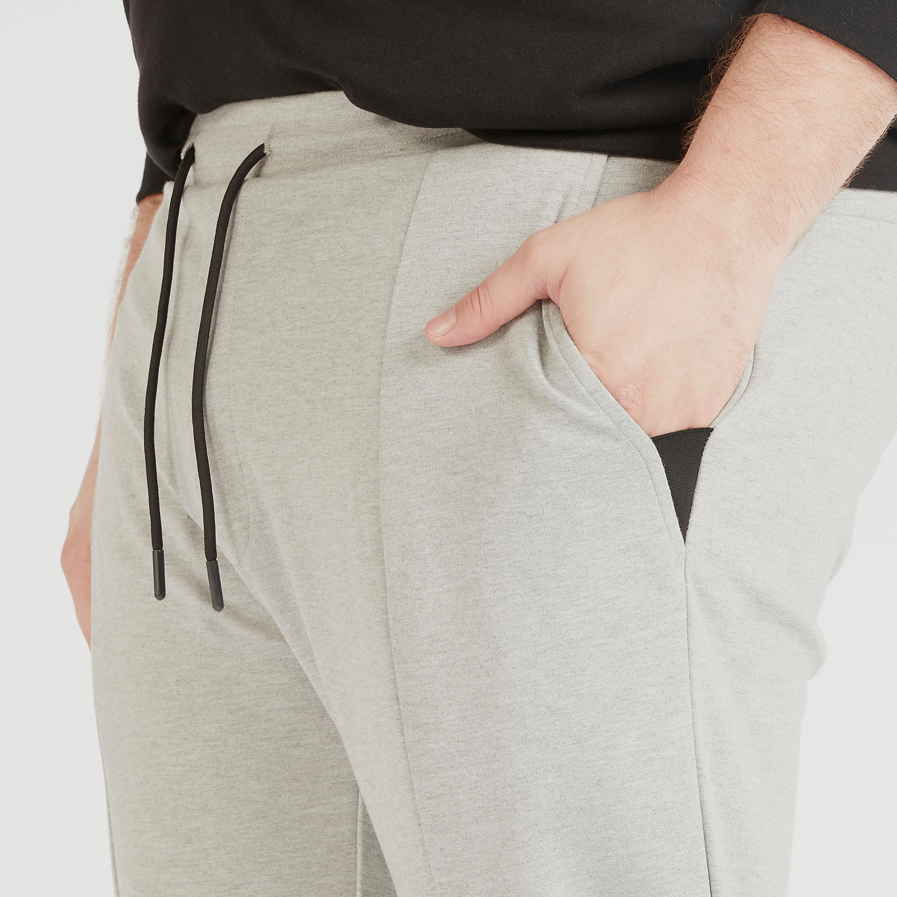 بنطلون رياضي برباط إغلاق وخصر مرتفع-men-clothing-bottoms-joggers-image-3