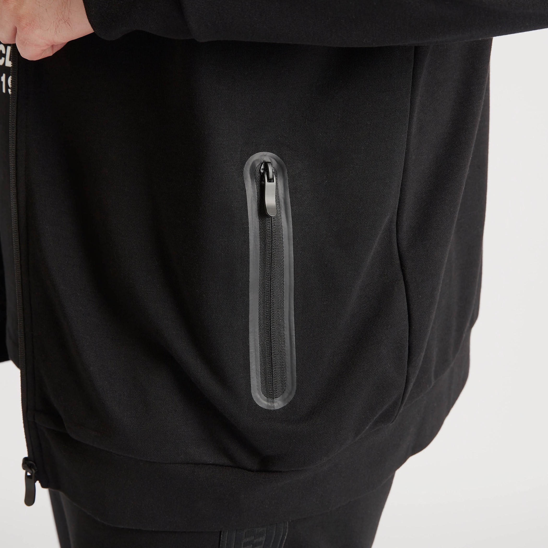 Solid Hooded Jacket with Zip Closure and Pockets-men-winterwear-hoodiesandsweatshirts-image-3