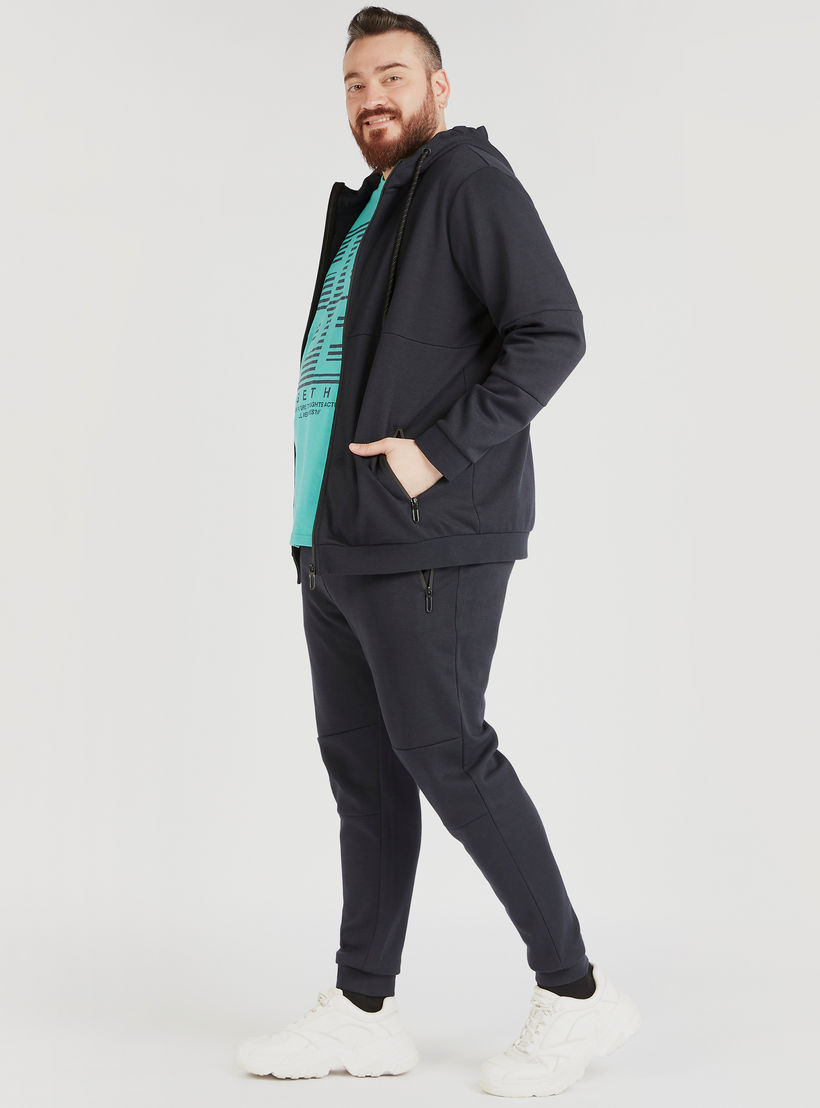 Solid Joggers with Drawstring Closure and Pockets-men-clothing-bottoms-joggers-image-2