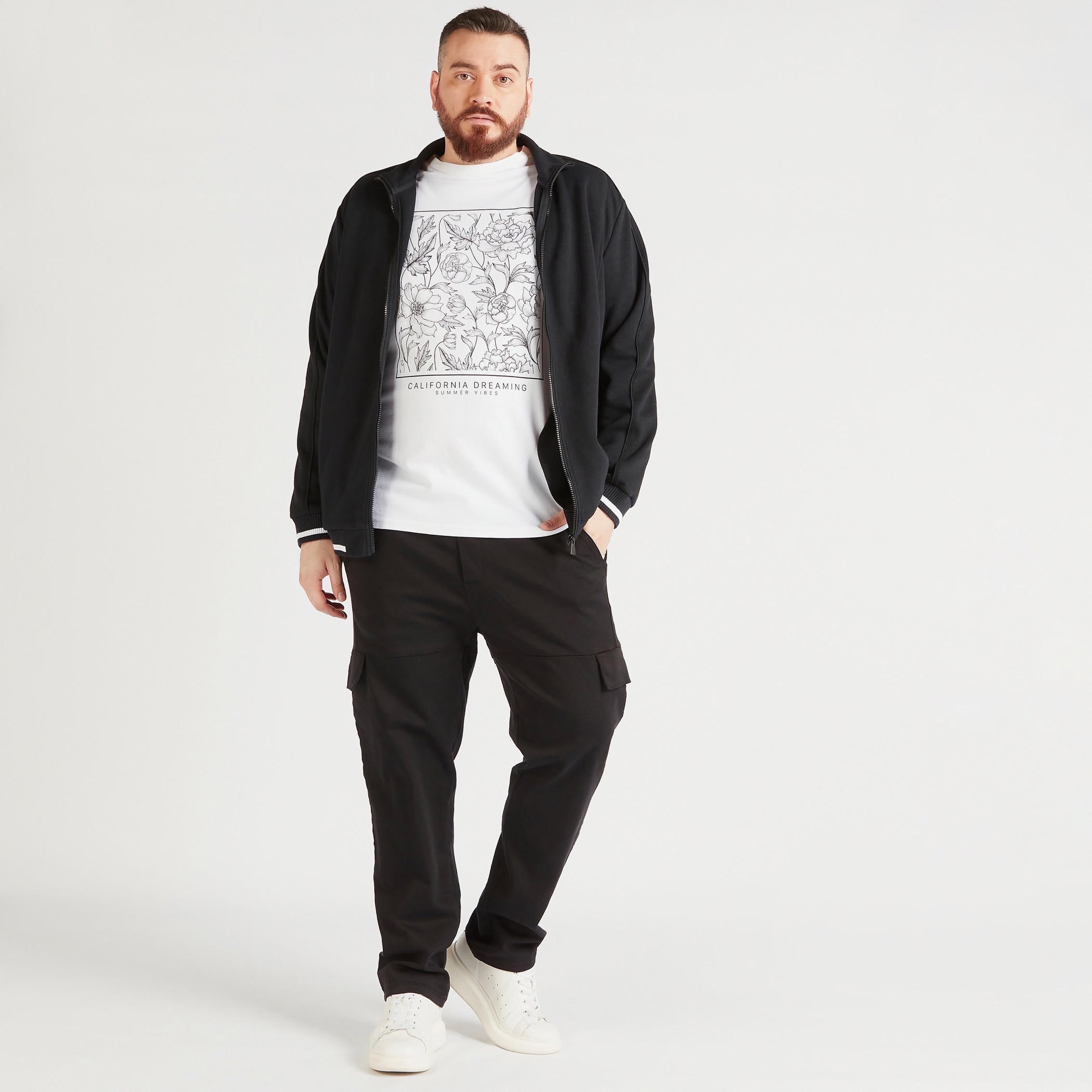 سويت شيرت سادة بأكمام طويلة وسحّاب إغلاق-men-winterwear-hoodiesandsweatshirts-image-2
