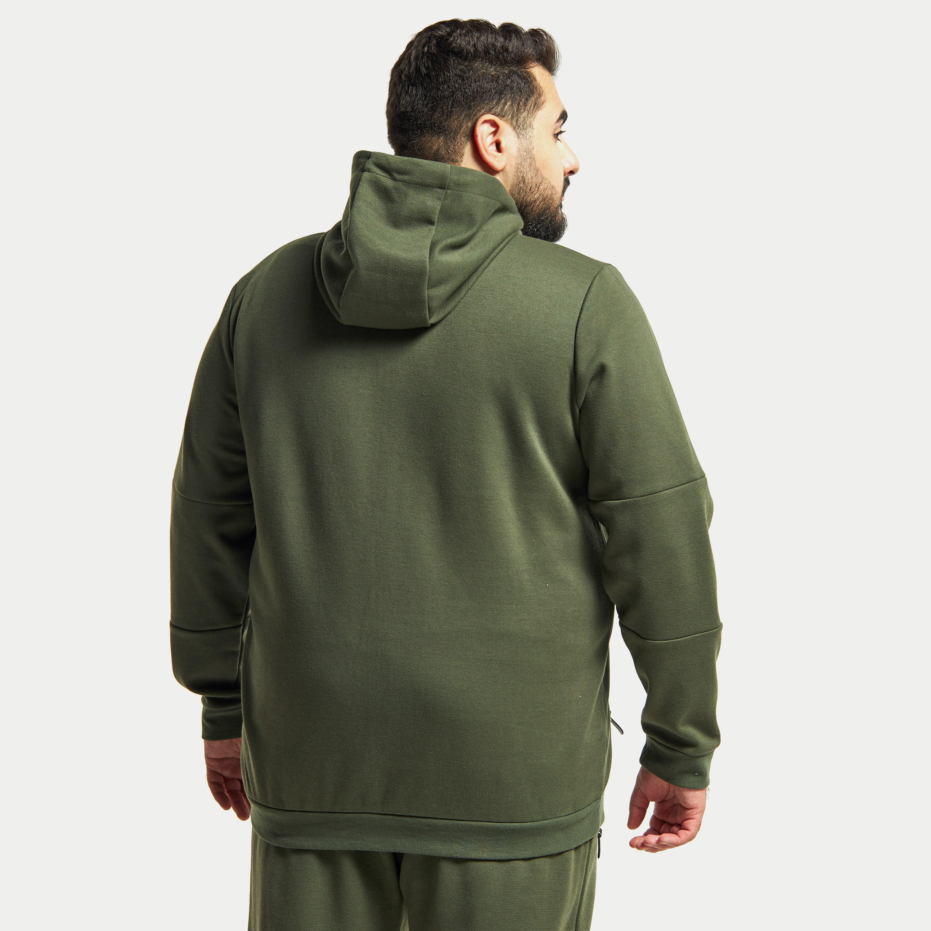 جاكيت بارز الملمس سادة مقاس كبير بقبعة وجيوب-men-clothing-jacketsandblazers-jackets-image-13