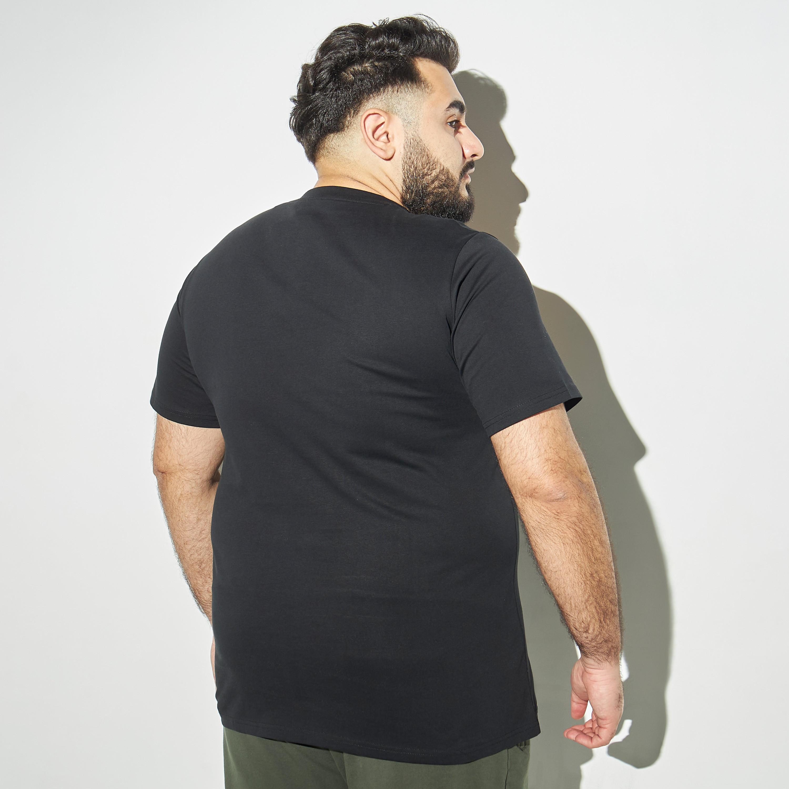 Plus Size Batman Print Crew Neck T-shirt-men-clothing-tshirtsandpolos-tshirts-image-3