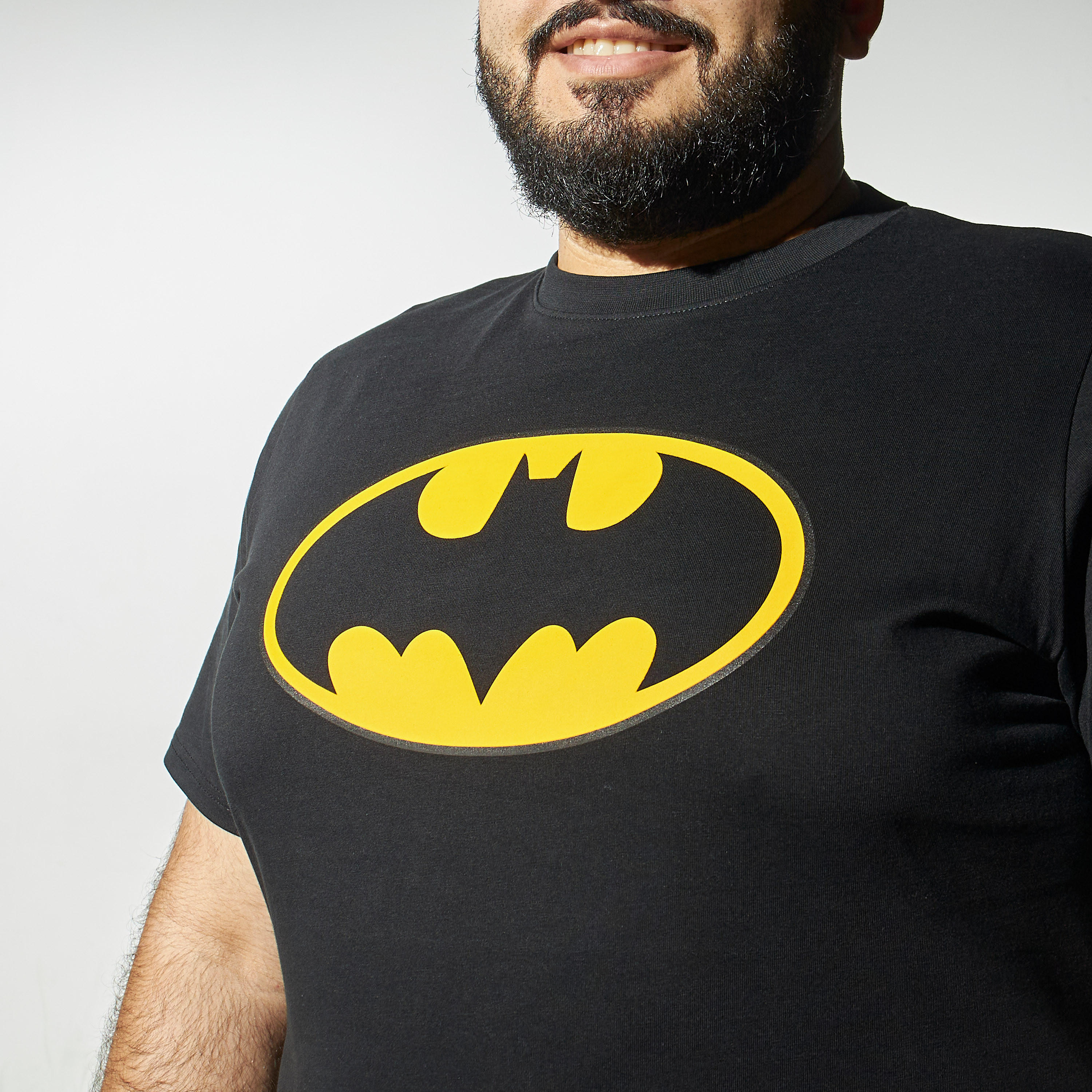 Plus Size Batman Print Crew Neck T-shirt-men-clothing-tshirtsandpolos-tshirts-image-4