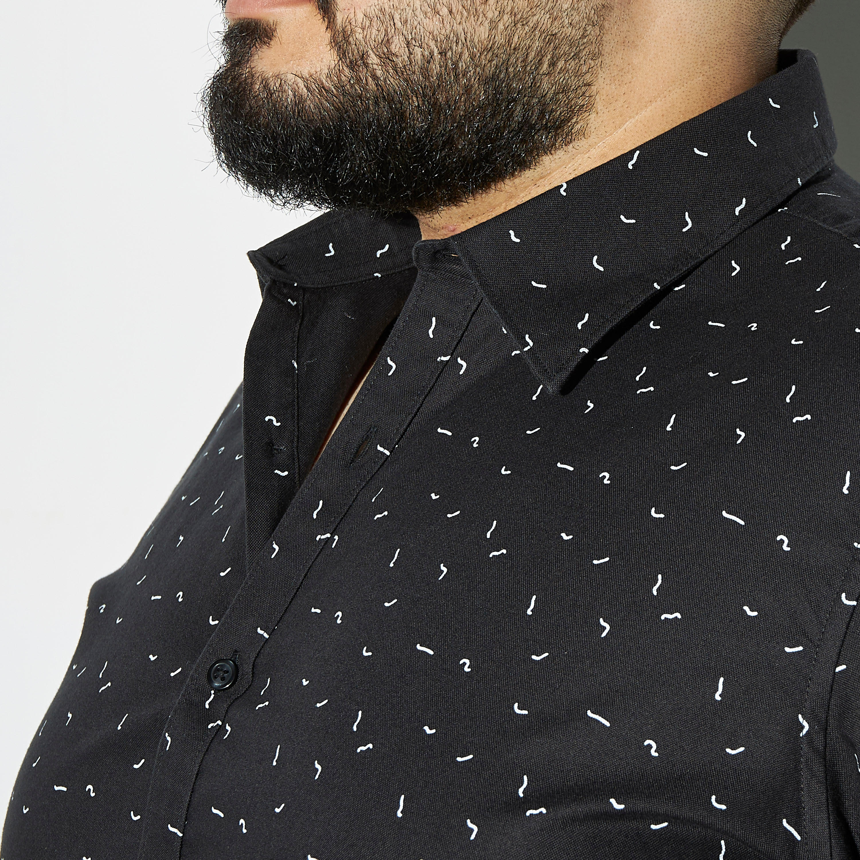 قميص مقاس كبير بأكمام قصيرة وطبعات-men-clothing-shirts-image-1