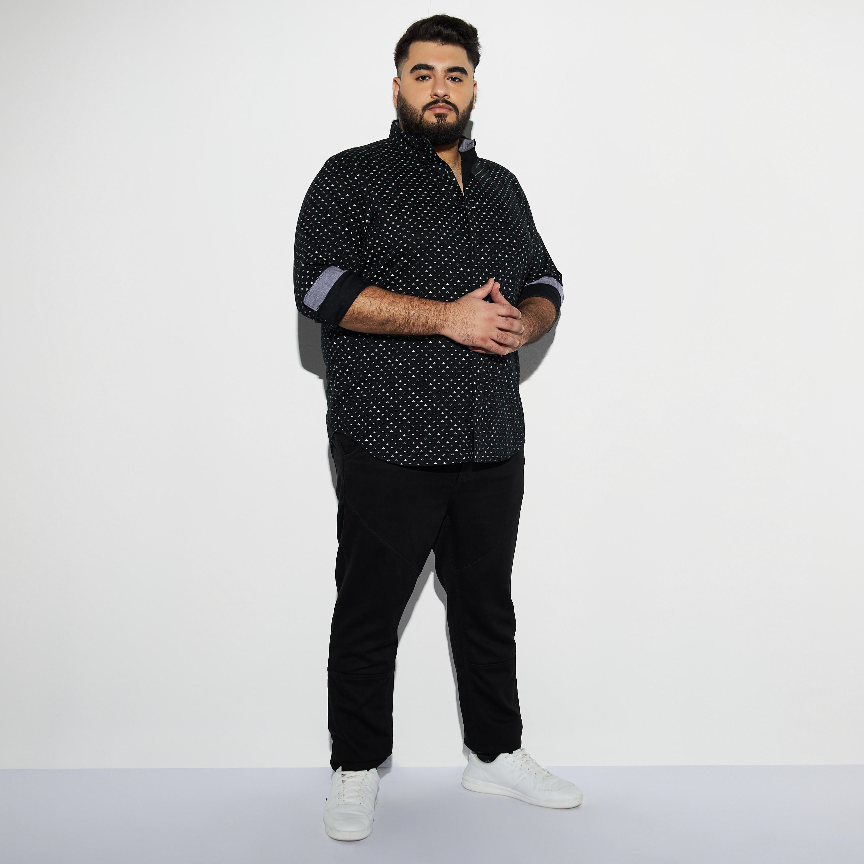 قميص مقاس كبير بأكمام طويلة وطبعات-men-clothing-shirts-image-2