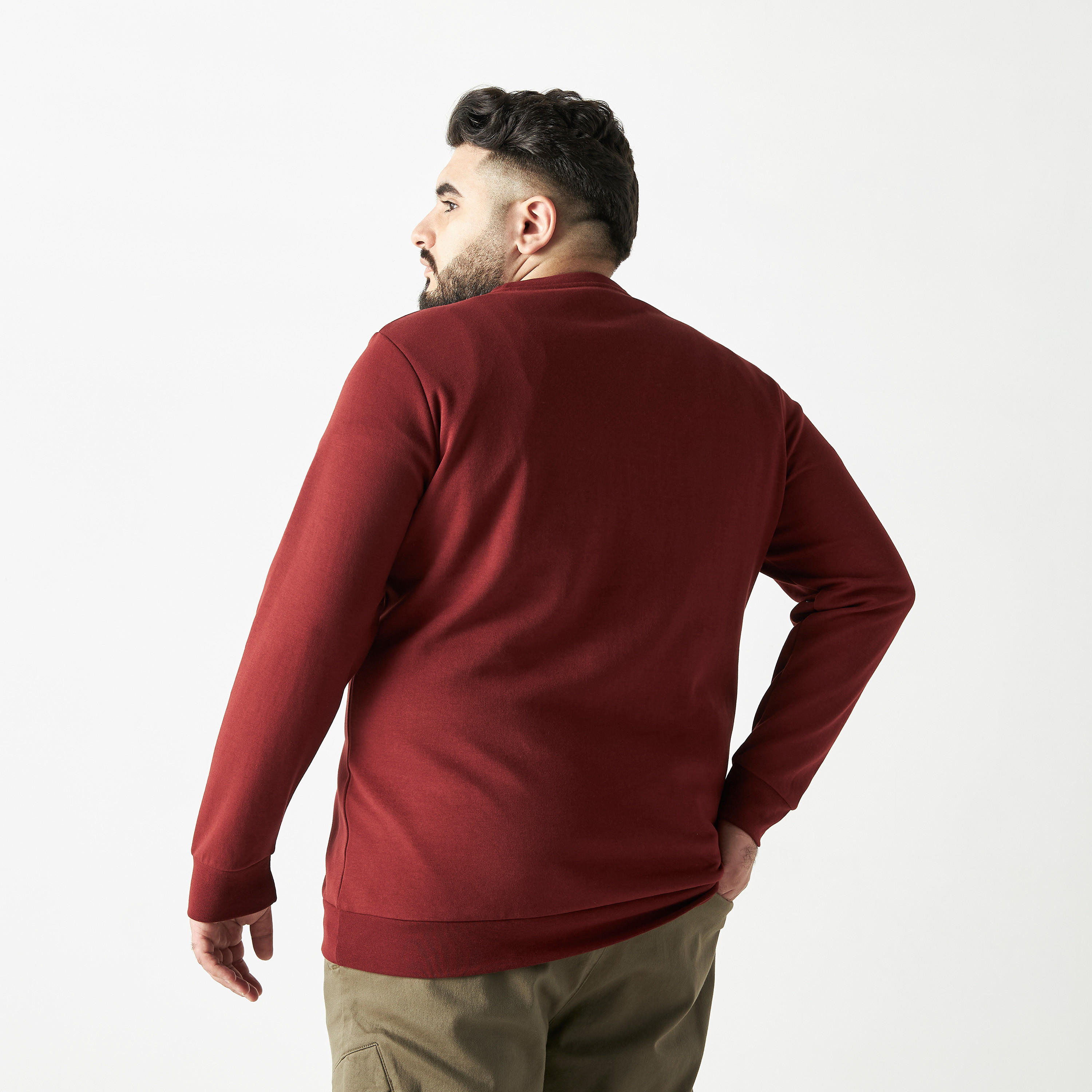 سويت شيرت مقاس كبير بياقة ضيّقة وأكمام طويلة وطبعات-men-winterwear-hoodiesandsweatshirts-image-3