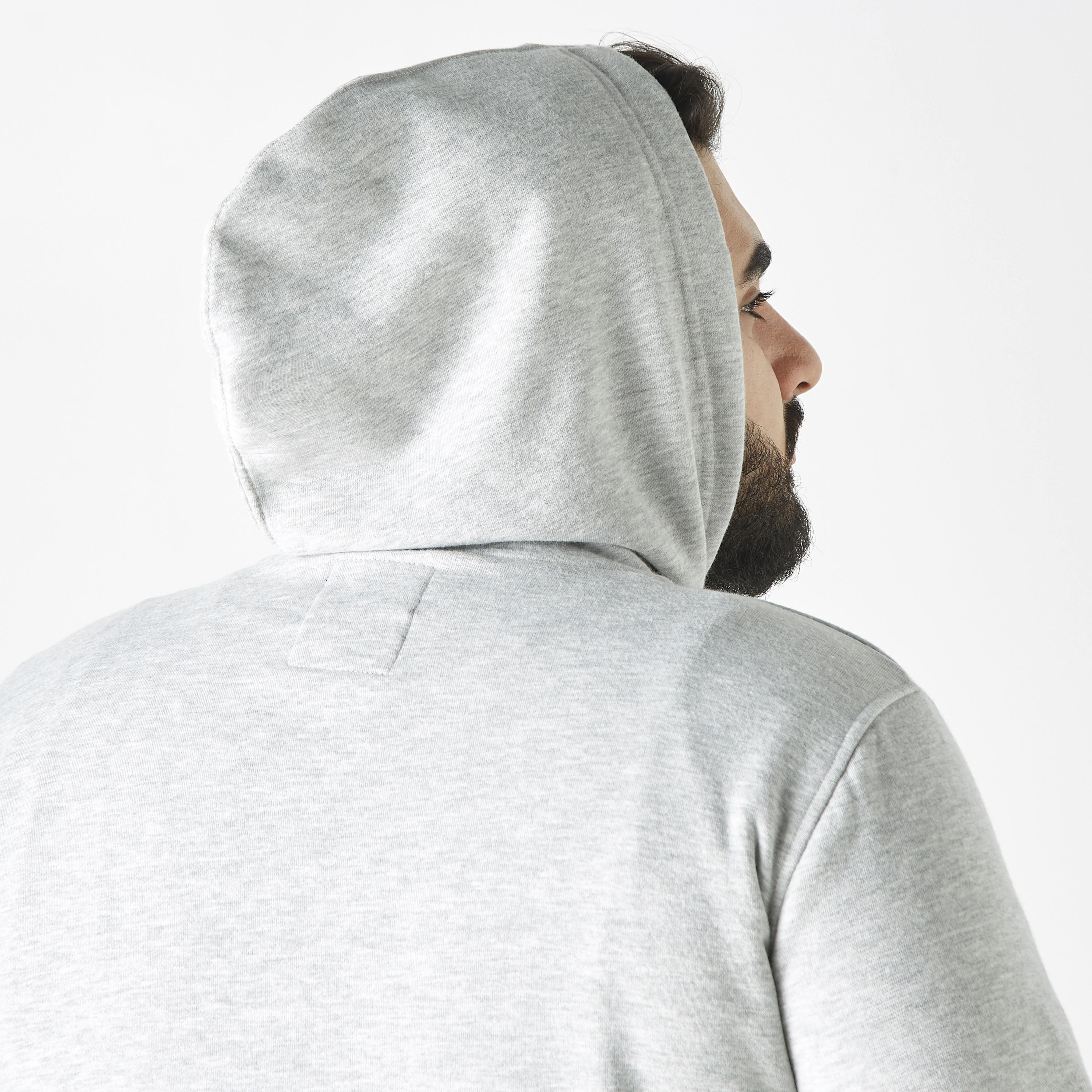 هودي سادة مقاس كبير مطرّز بسحّاب وأكمام طويلة وجيوب-men-winterwear-hoodiesandsweatshirts-image-5