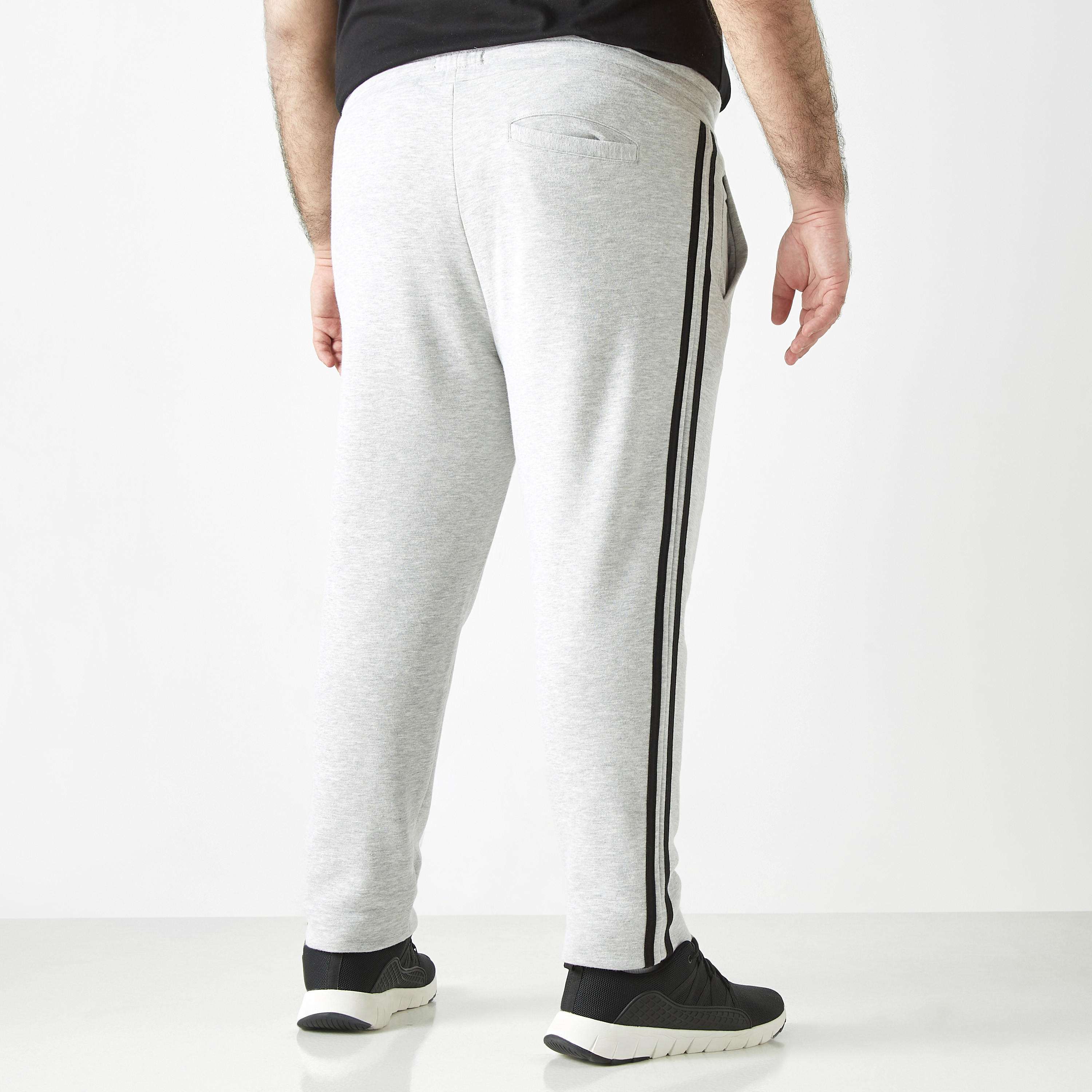 Plus Size Embroidered Joggers with Drawstring Closure and Pockets-men-clothing-bottoms-joggers-image-3
