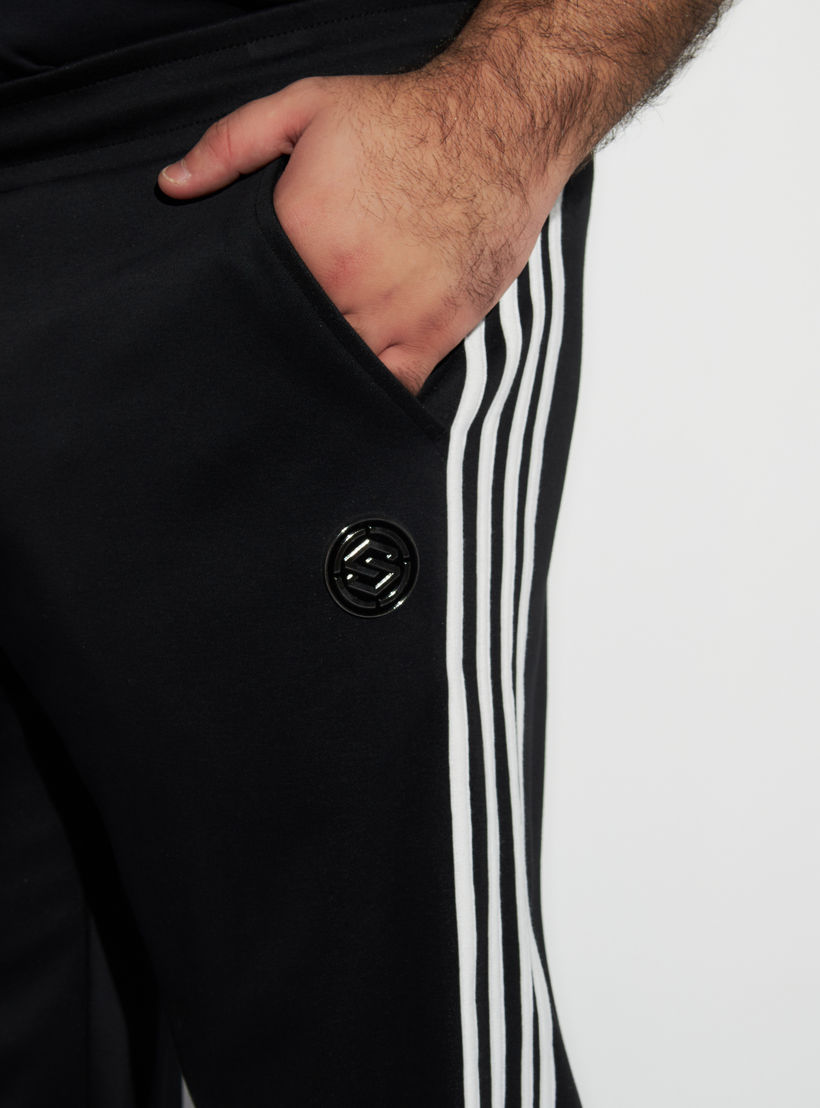 Plus Size Solid Joggers with Drawstring Closure and Pockets-men-clothing-bottoms-joggers-image-3