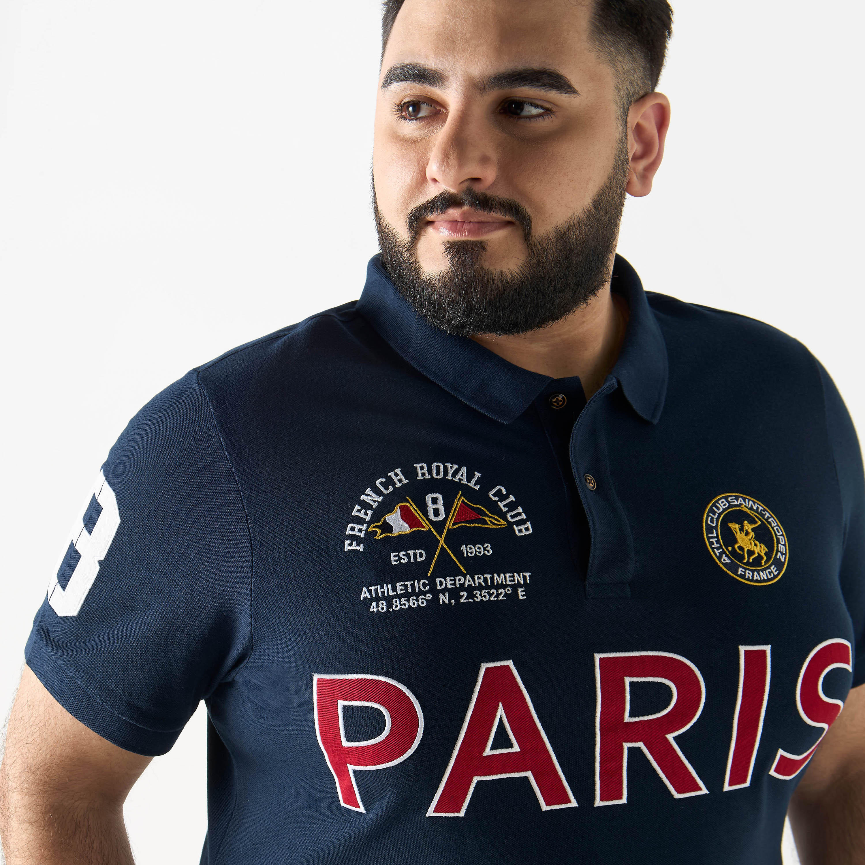 تيشيرت بولو مقاس كبير بأكمام قصيرة وطبعات-men-clothing-tshirtsandpolos-polos-image-8