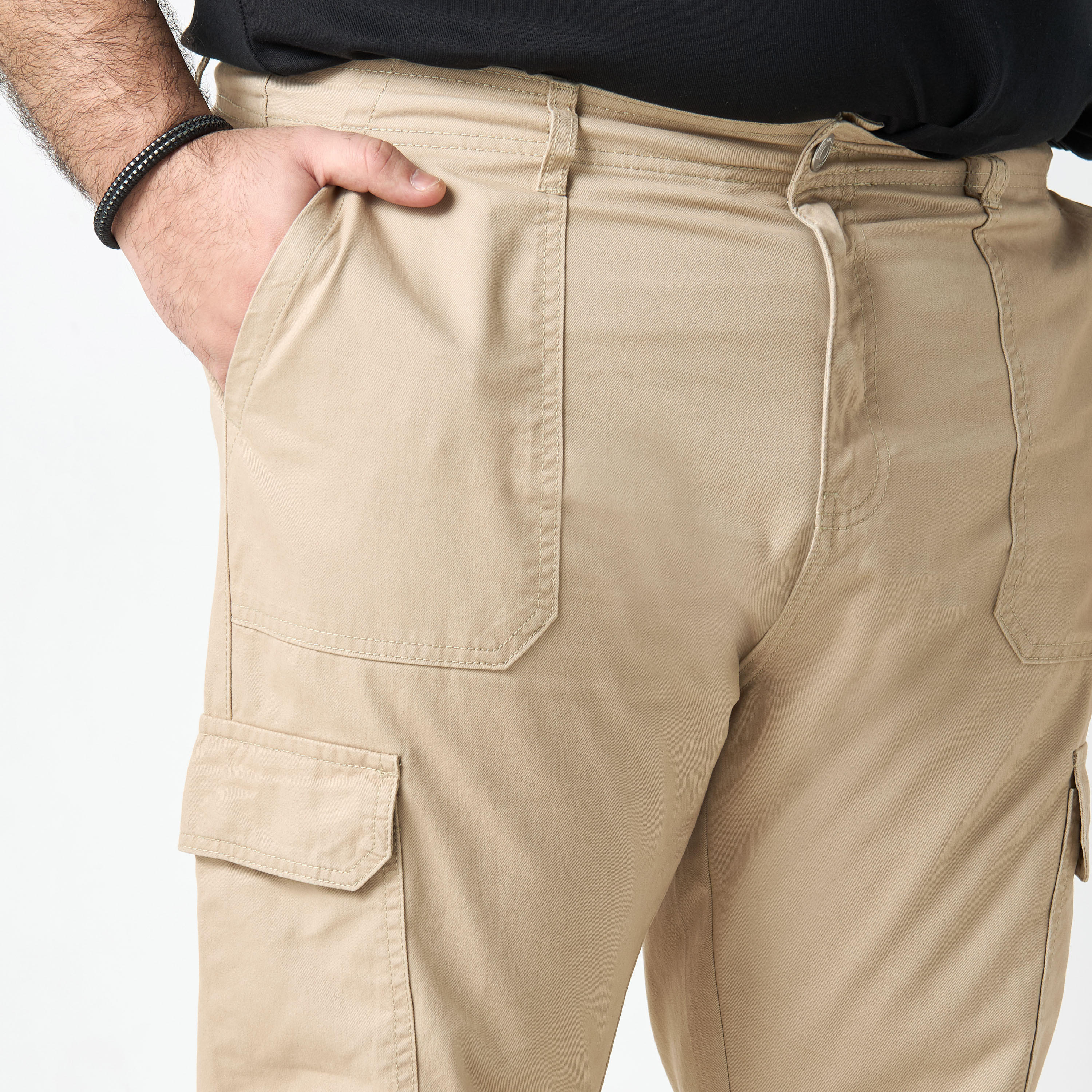Plus Size Cargo Pants with Pockets-men-clothing-bottoms-trousersandchinos-trousers-image-4