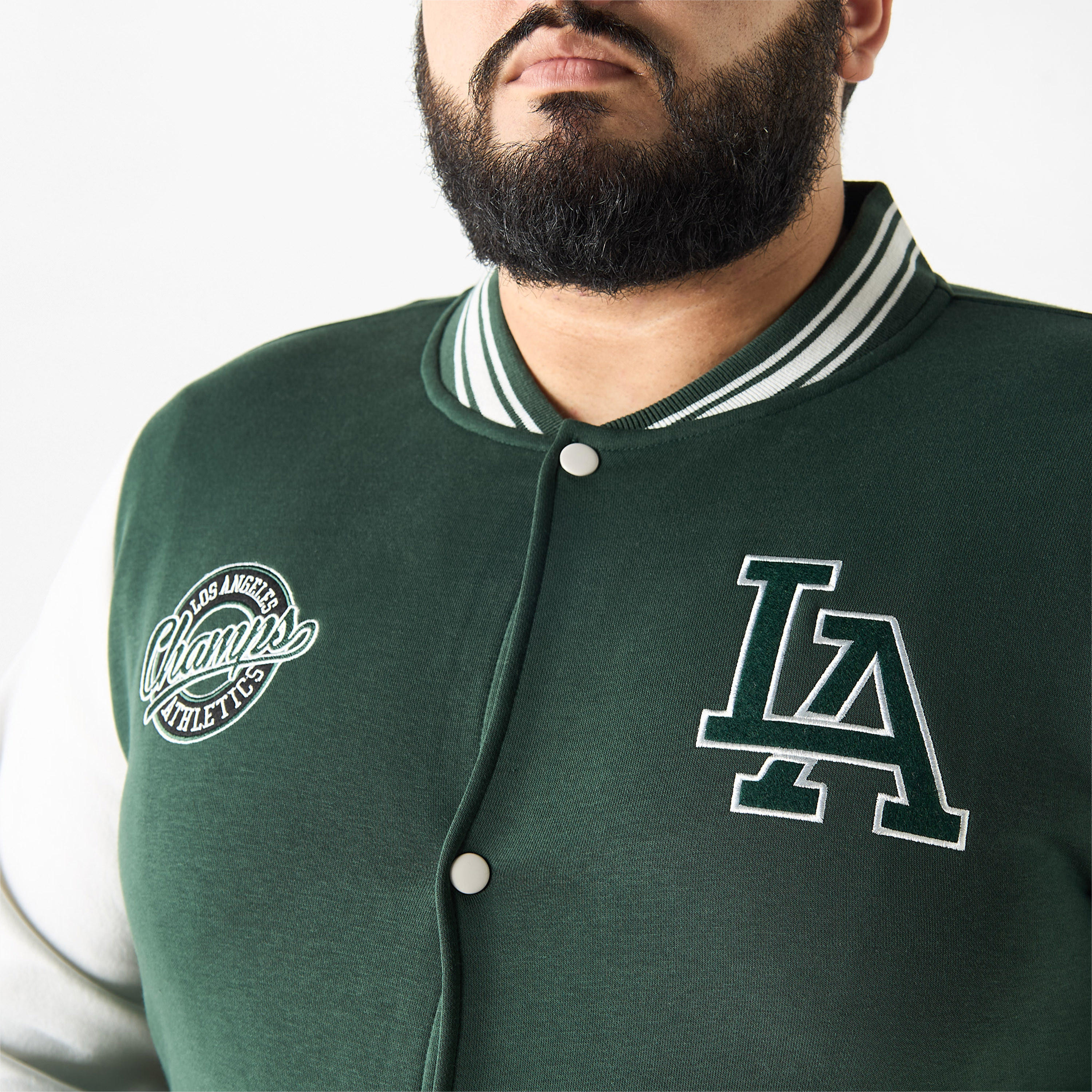 Plus Size Embroidered Varsity Jacket with Long Sleeves and Pockets-men-clothing-jacketsandblazers-jackets-image-4